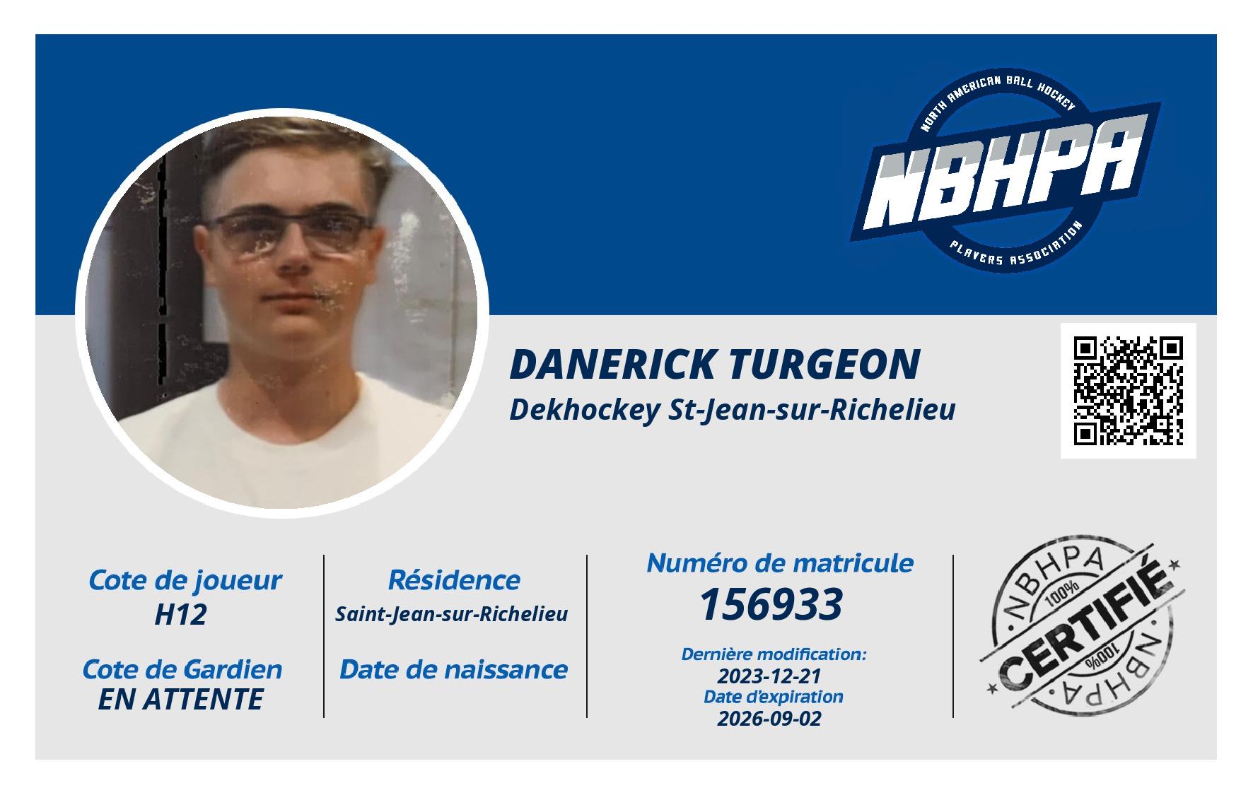 Danerick Turgeon