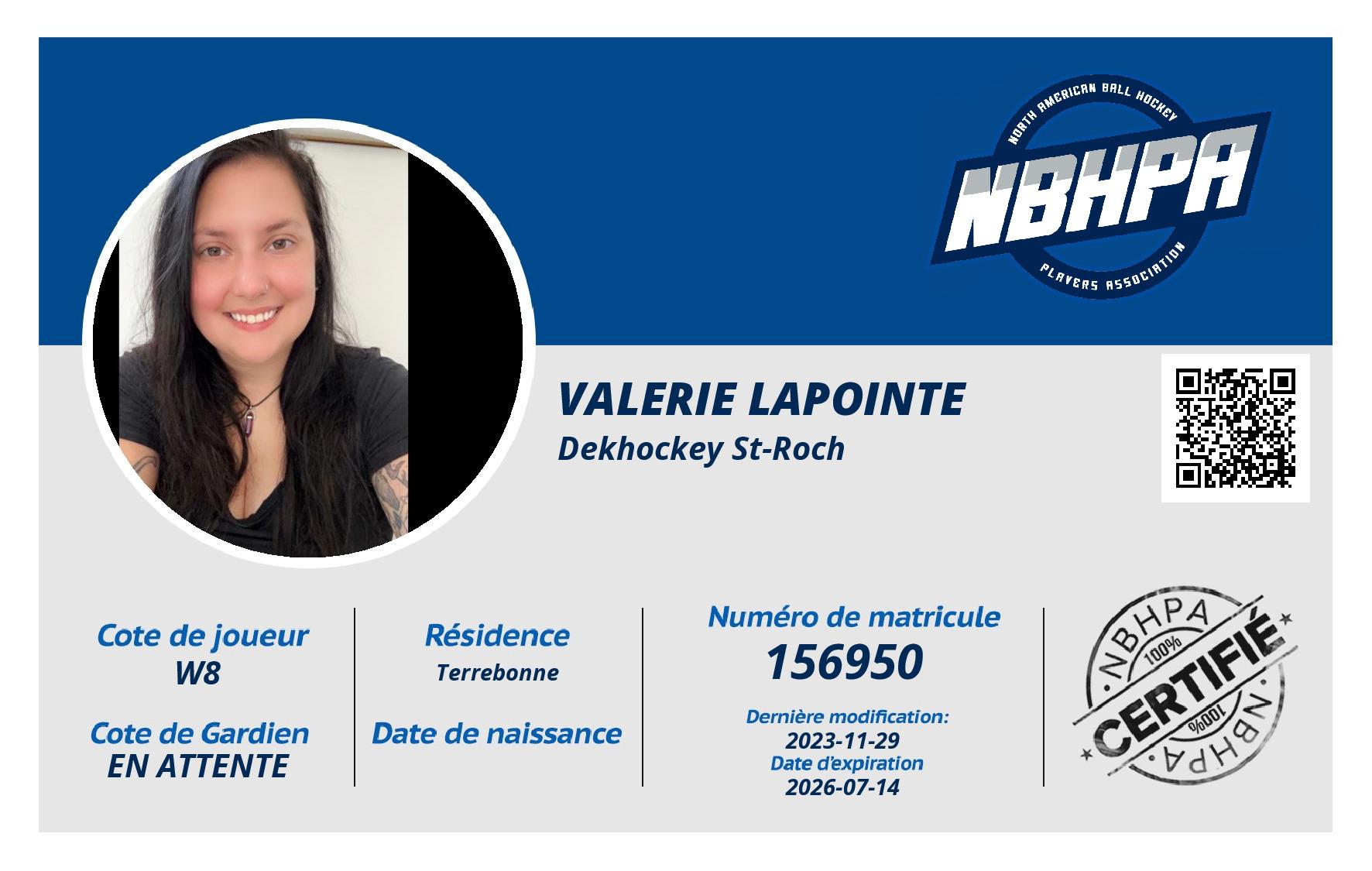 Valerie Lapointe