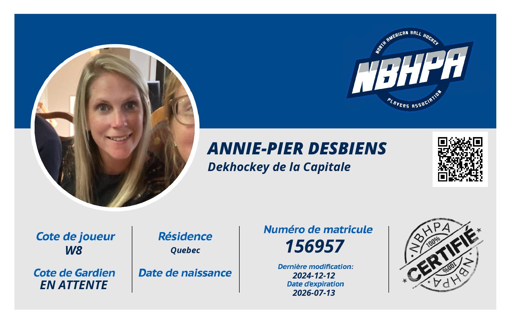 Annie-Pier Desbiens