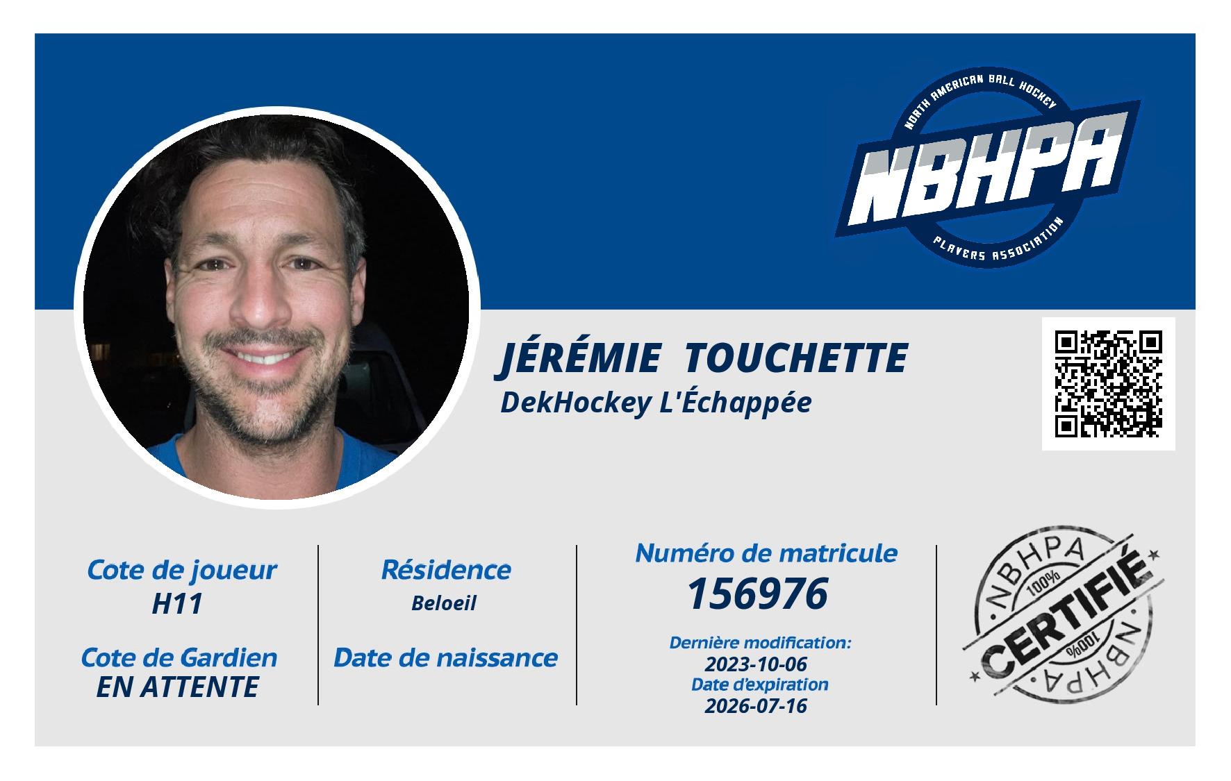 Jérémie  Touchette