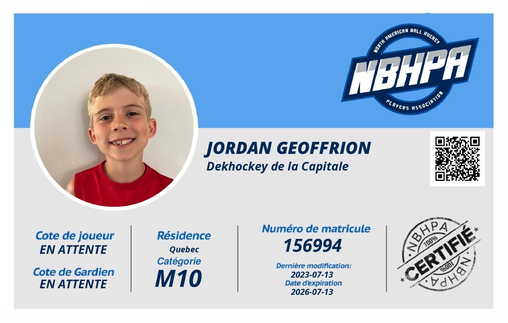 Jordan Geoffrion 