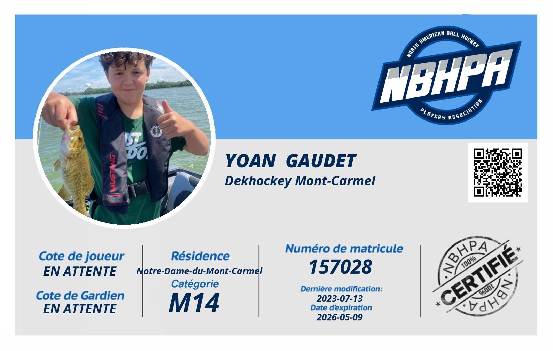 Yoan  Gaudet