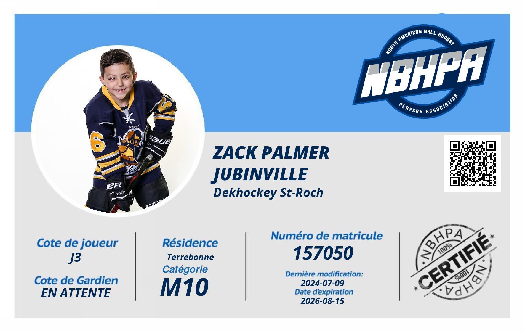 Zack Palmer Jubinville 