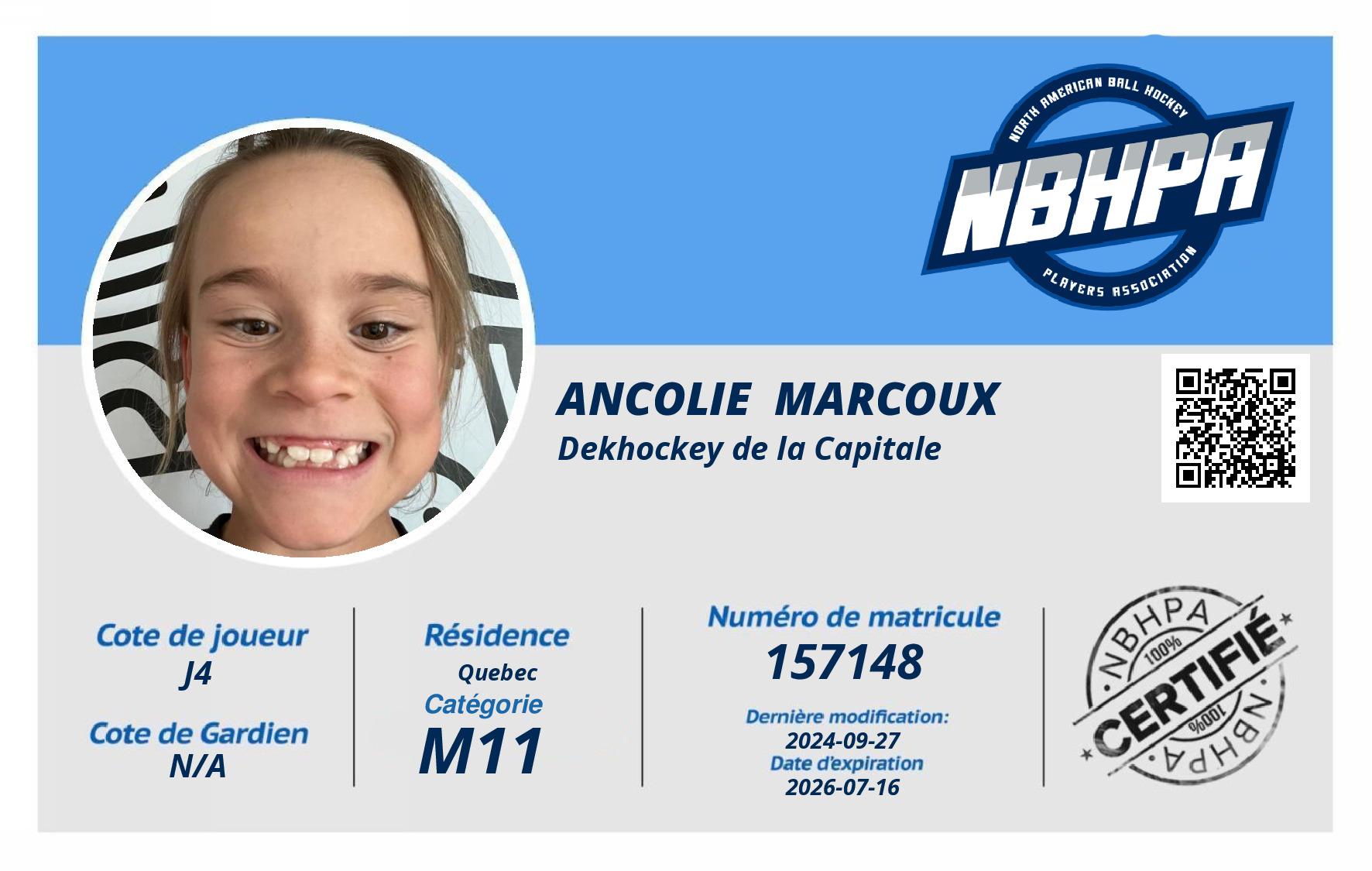 Ancolie  Marcoux 