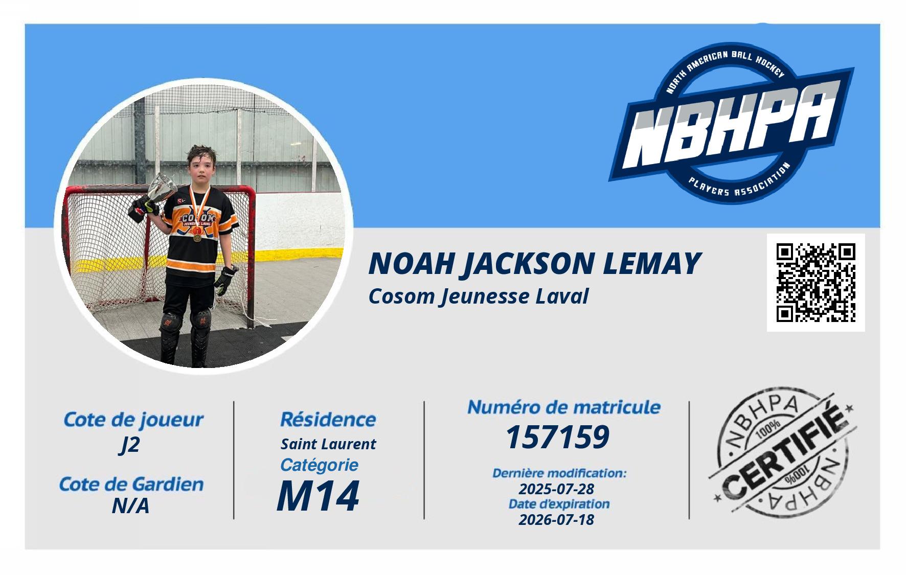 Noah Jackson Lemay 