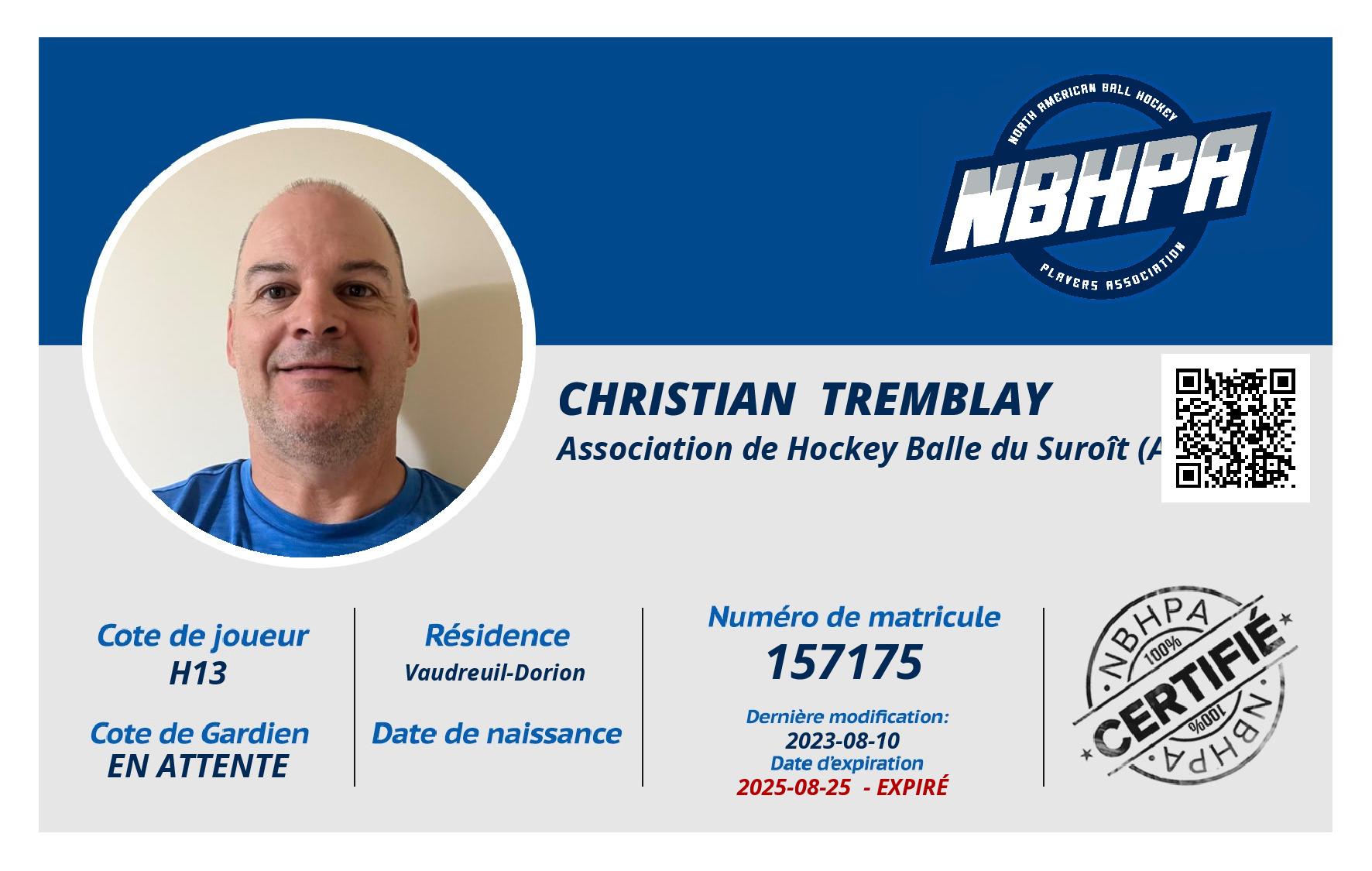 Christian  Tremblay 