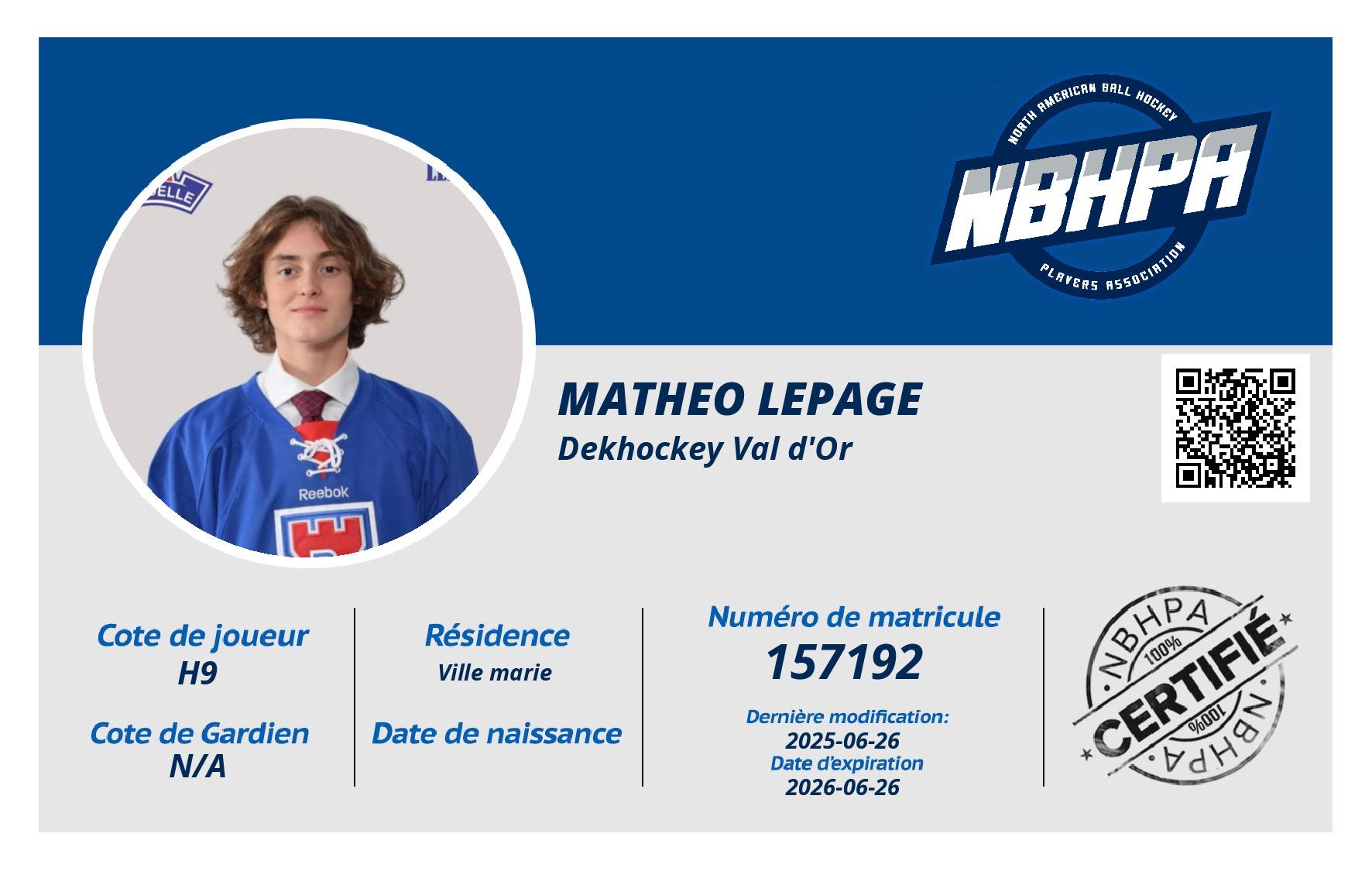 Matheo Lepage 
