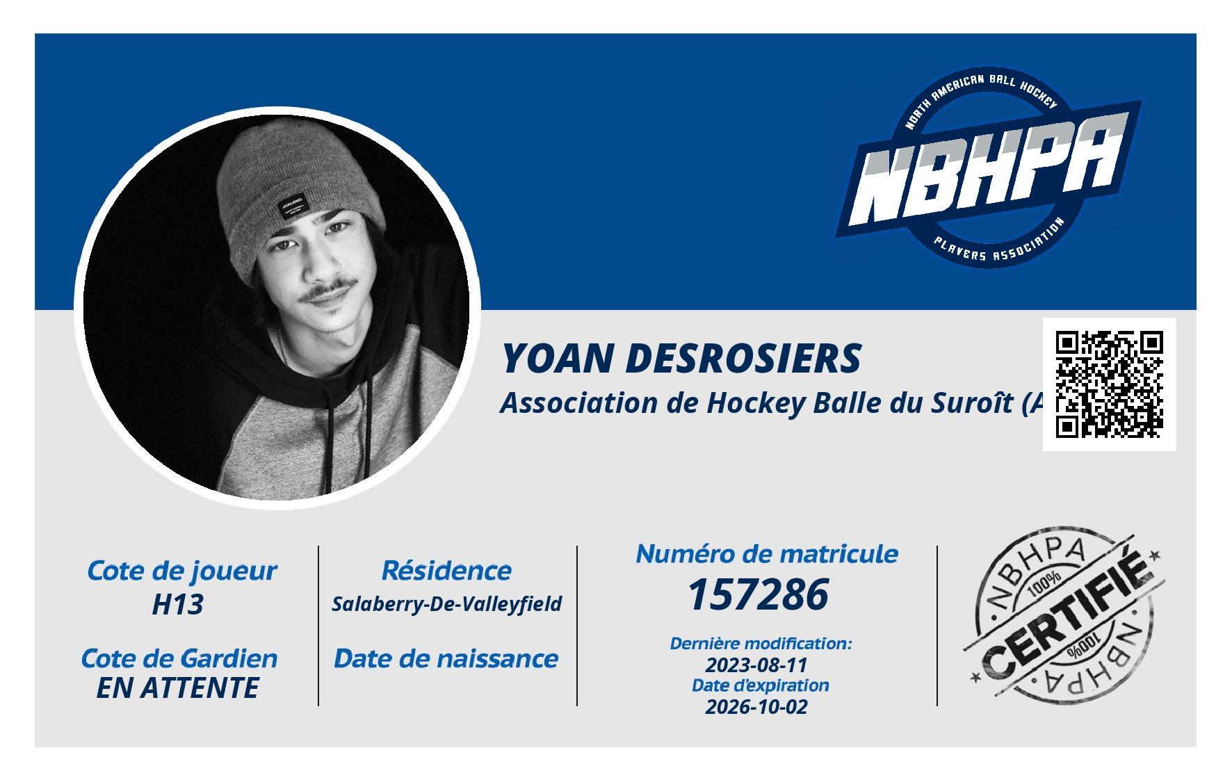 Yoan Desrosiers