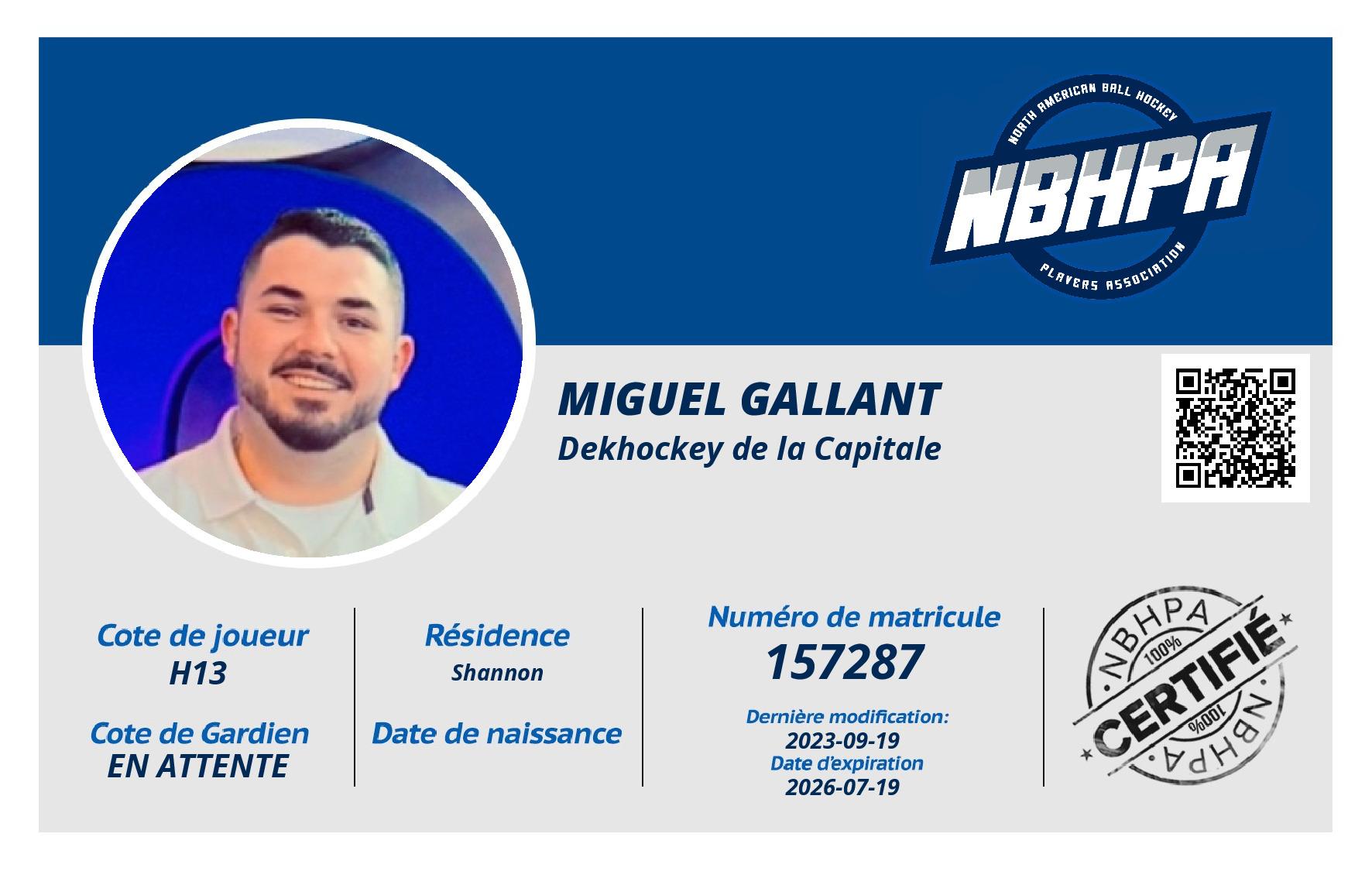 Miguel Gallant
