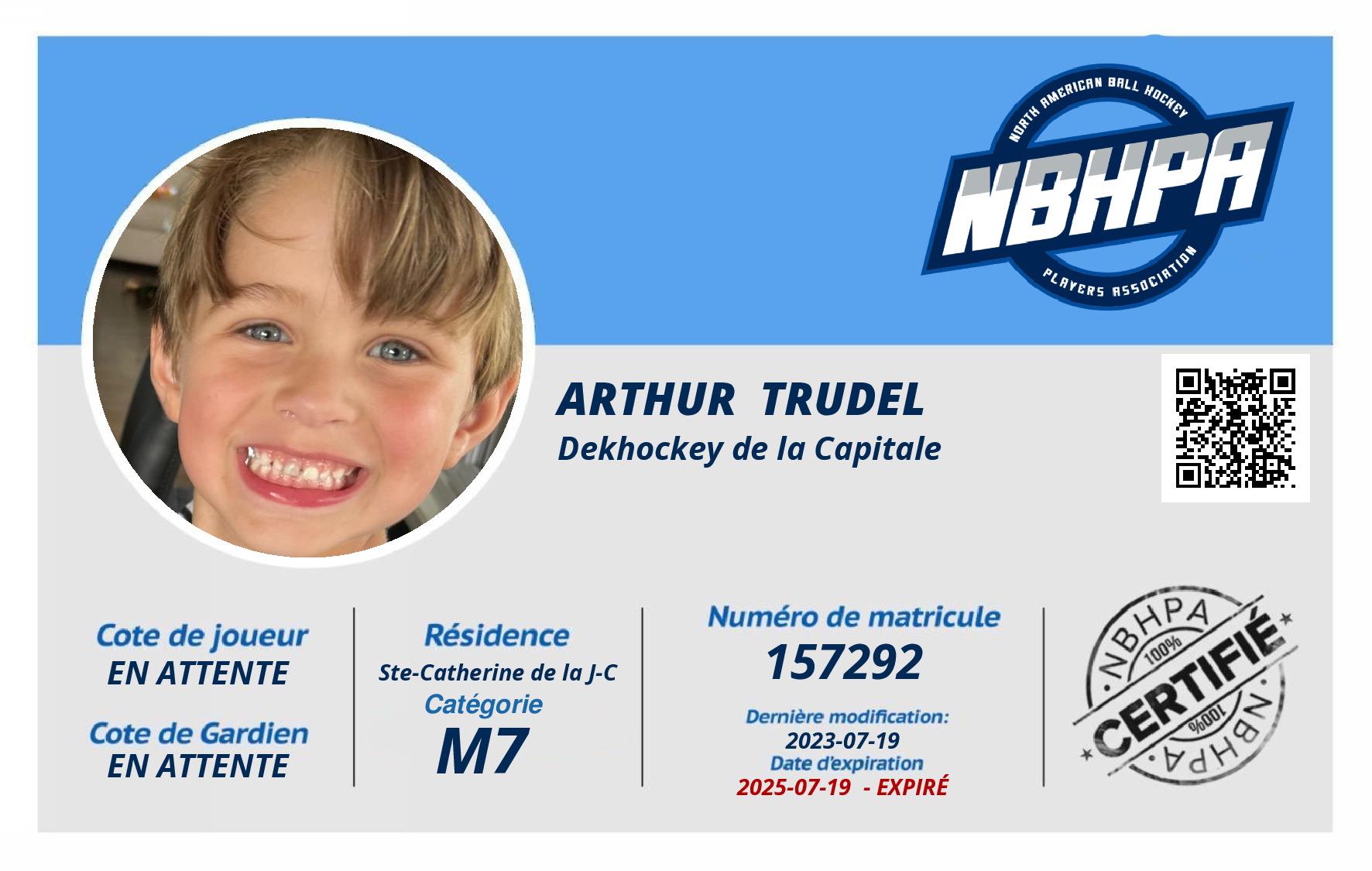 Arthur  Trudel 