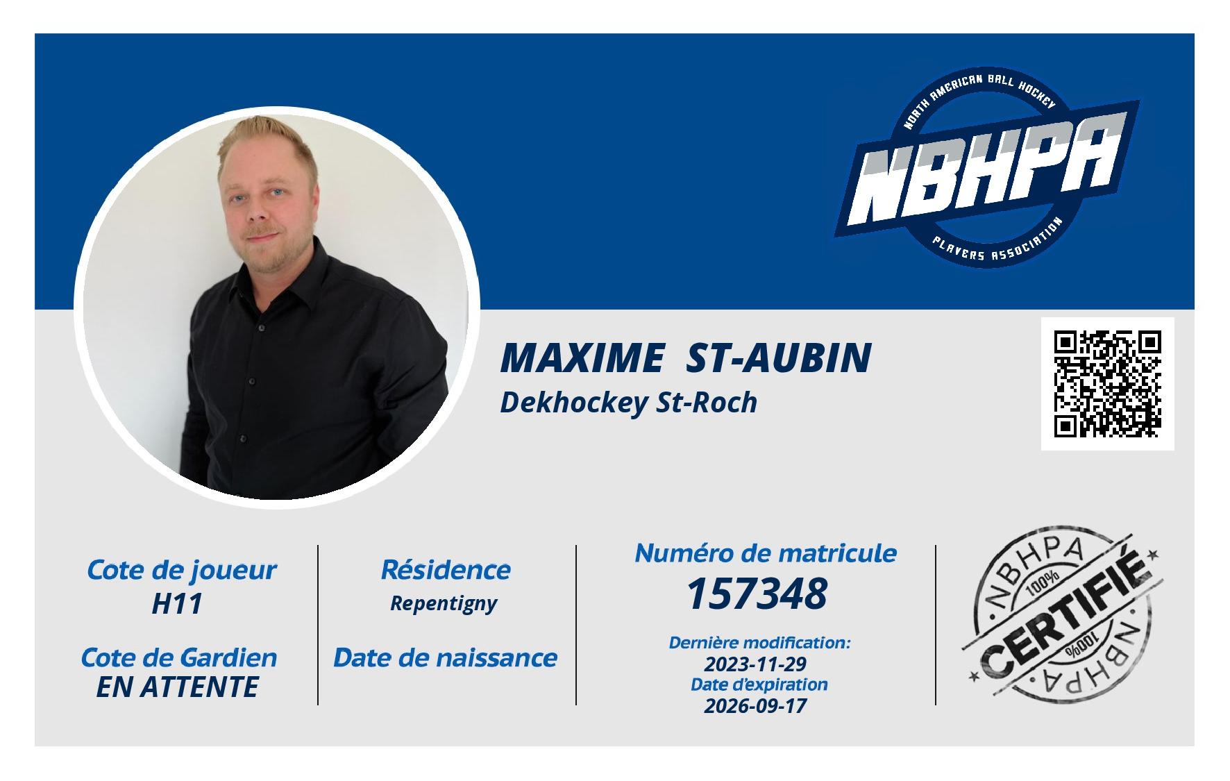 Maxime  St-Aubin