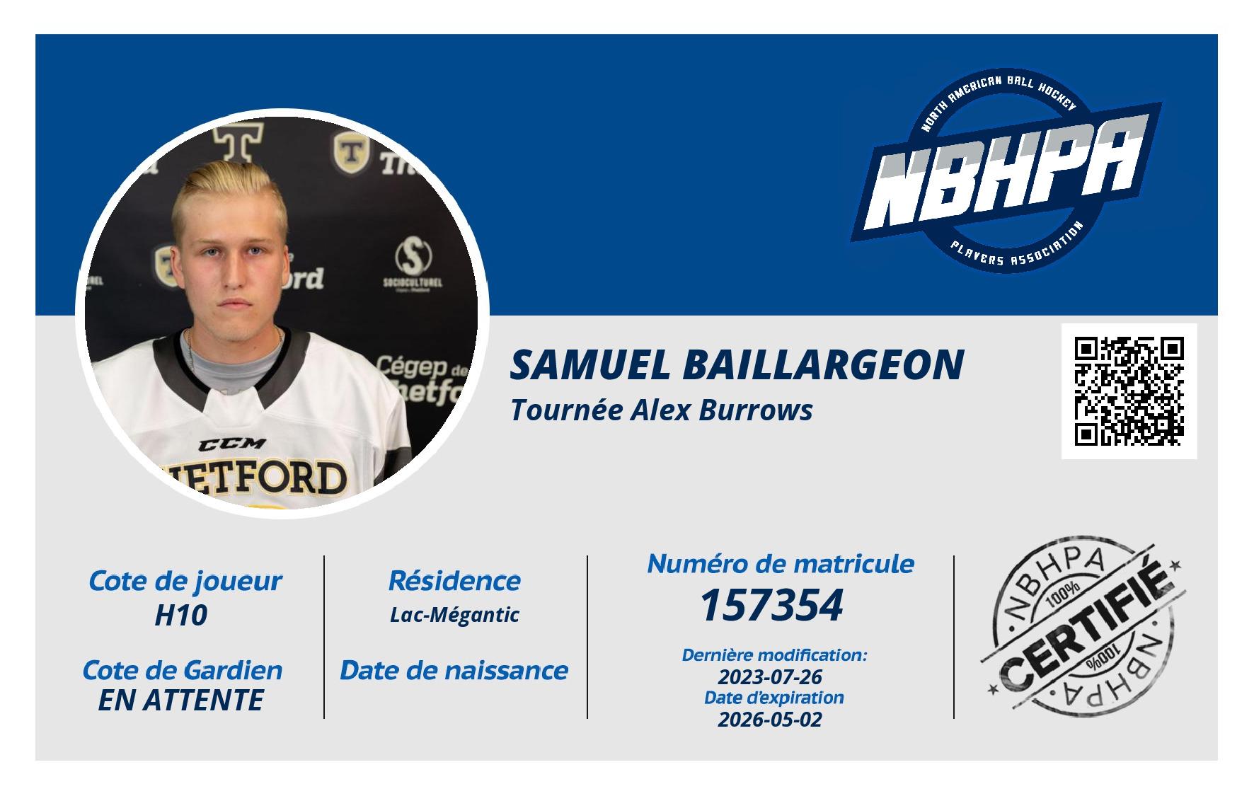 Samuel Baillargeon