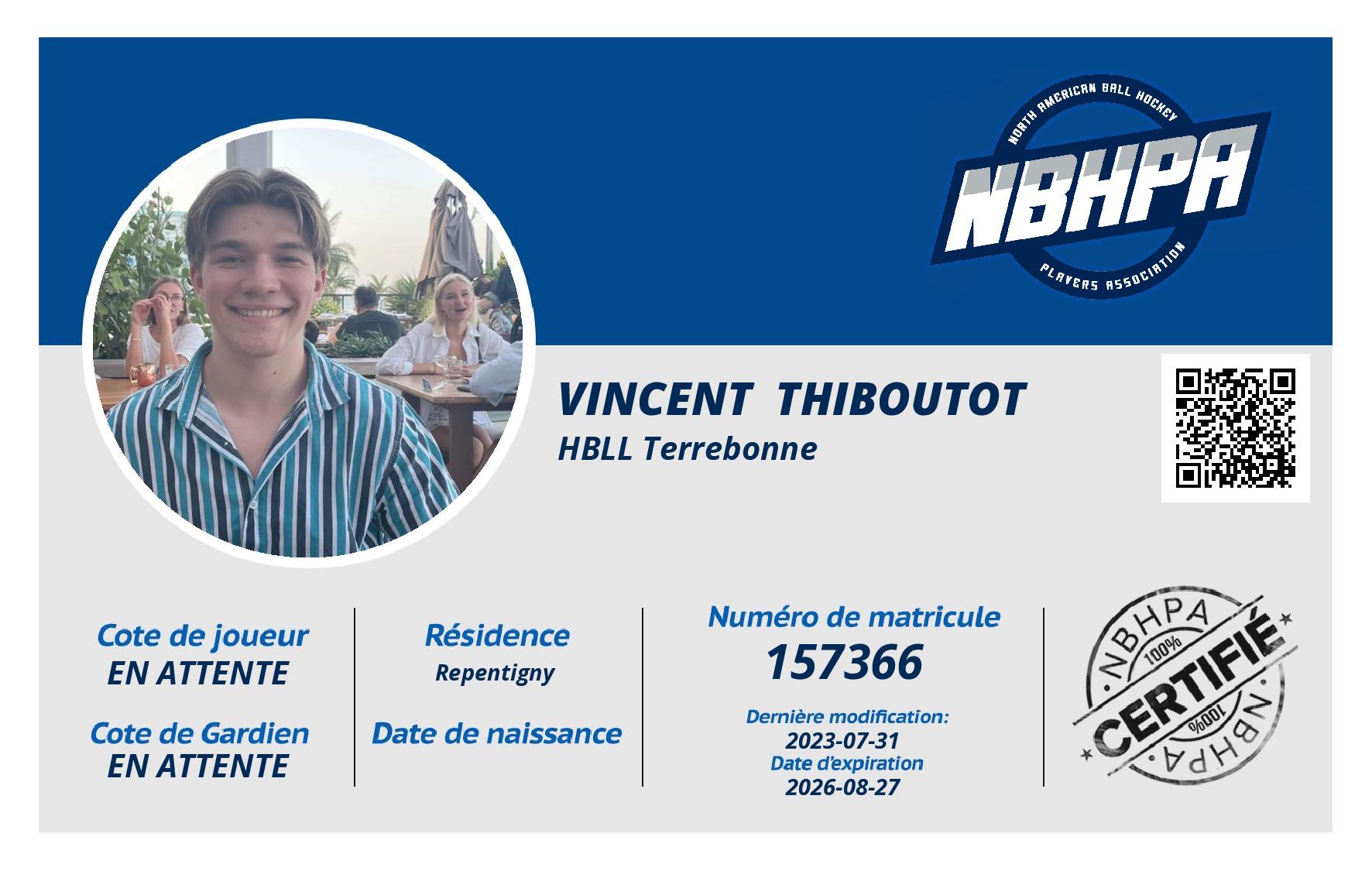 Vincent  Thiboutot