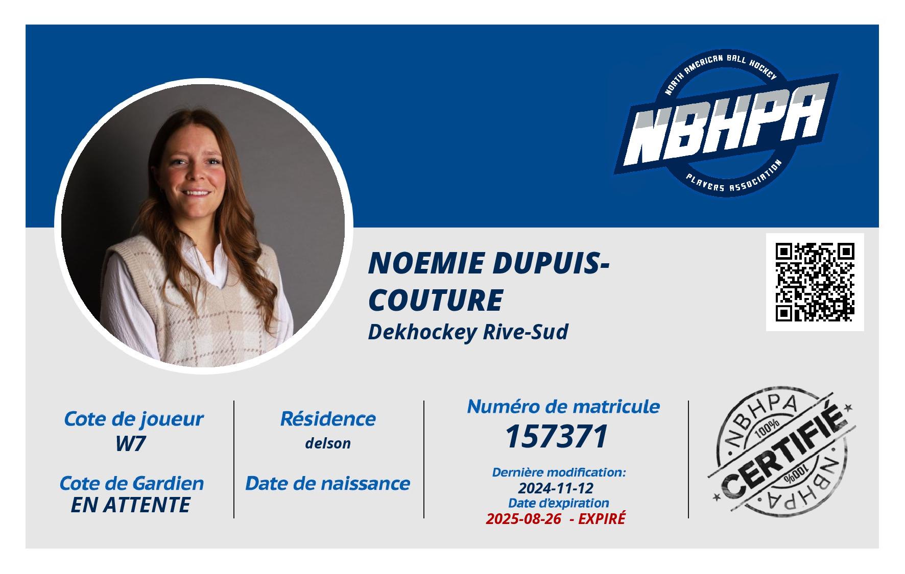 Noemie Dupuis-Couture