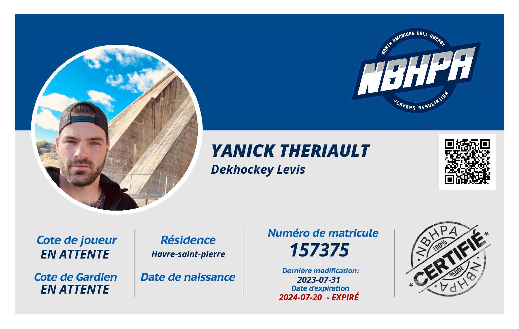 Yanick Theriault