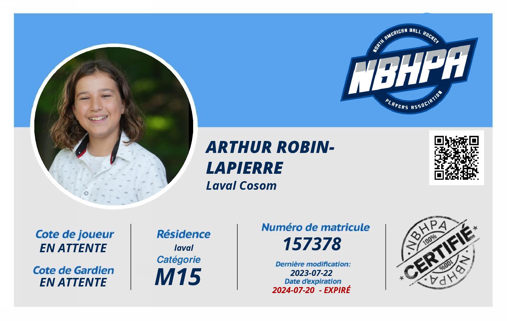Arthur Robin-Lapierre