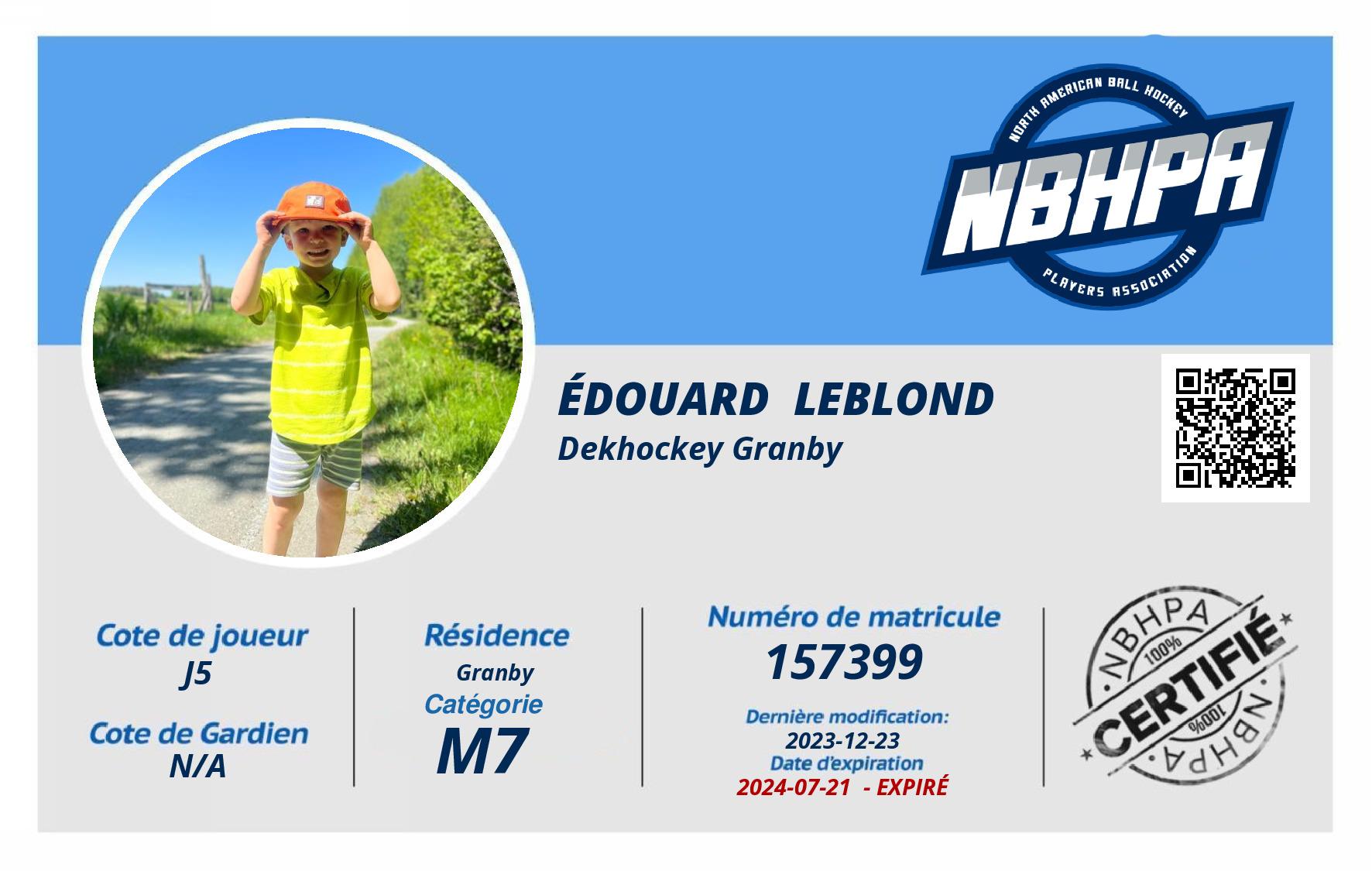 Édouard  Leblond 