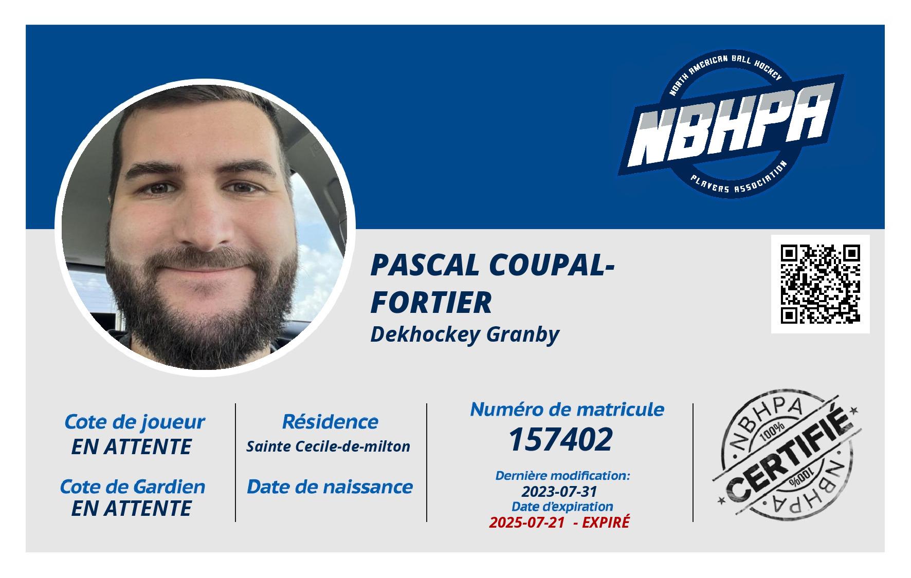 Pascal Coupal-Fortier