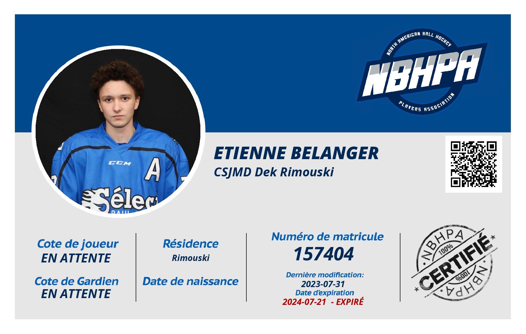 Etienne Belanger
