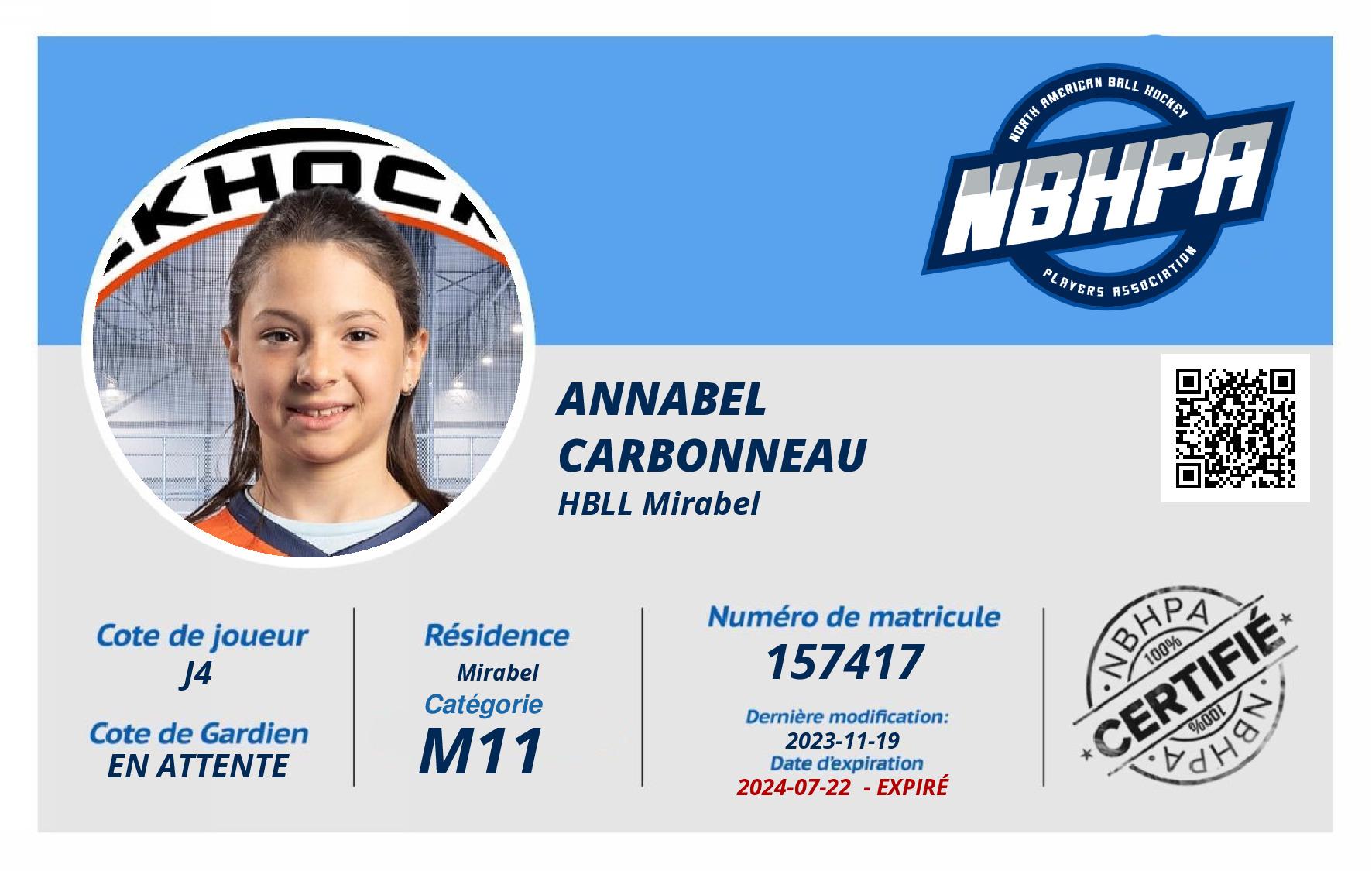 Annabel Carbonneau