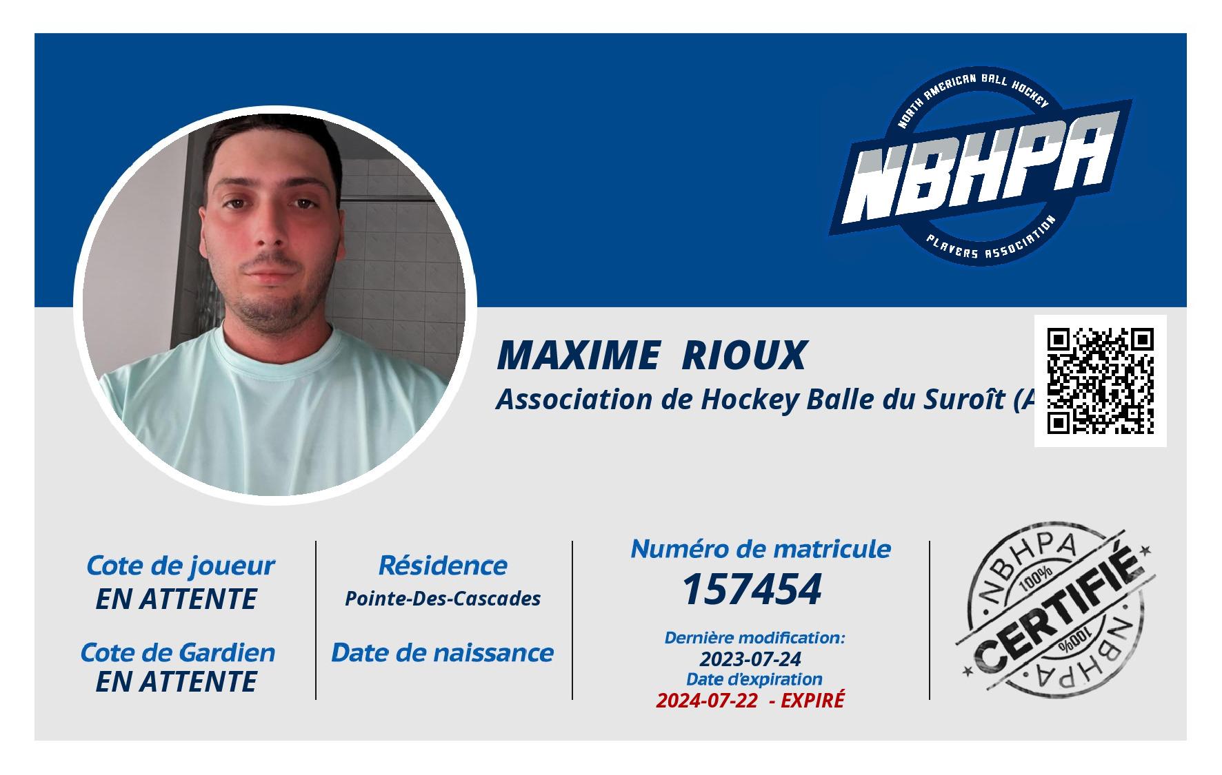 Maxime  Rioux
