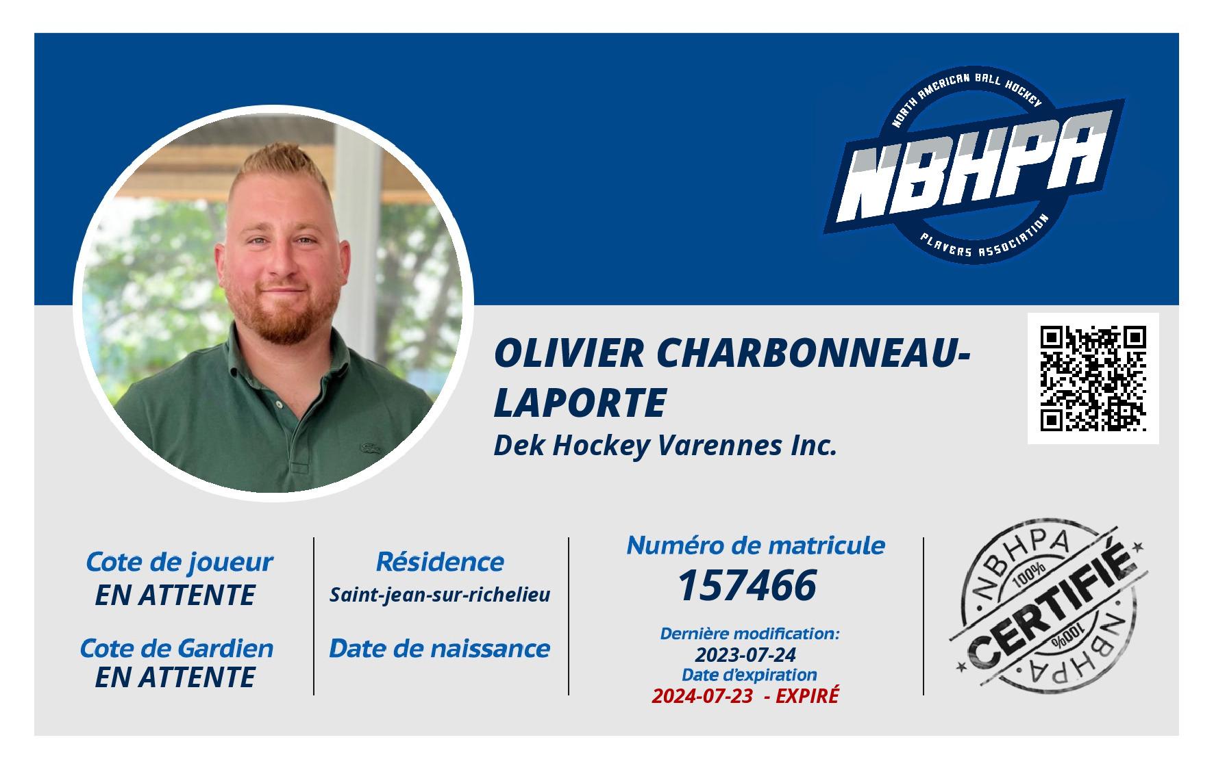 Olivier Charbonneau-Laporte