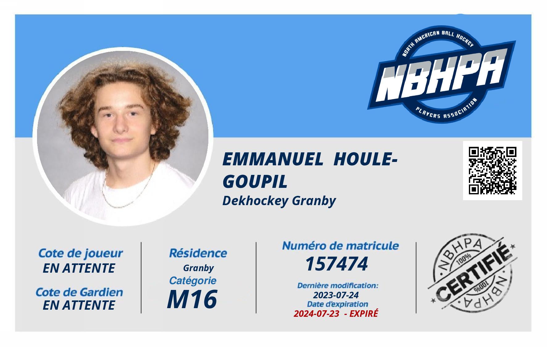 Emmanuel  Houle-Goupil