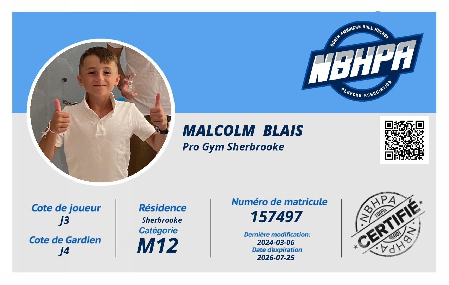 Malcolm  Blais
