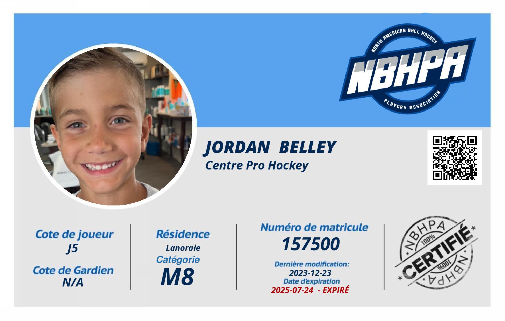 Jordan  Belley