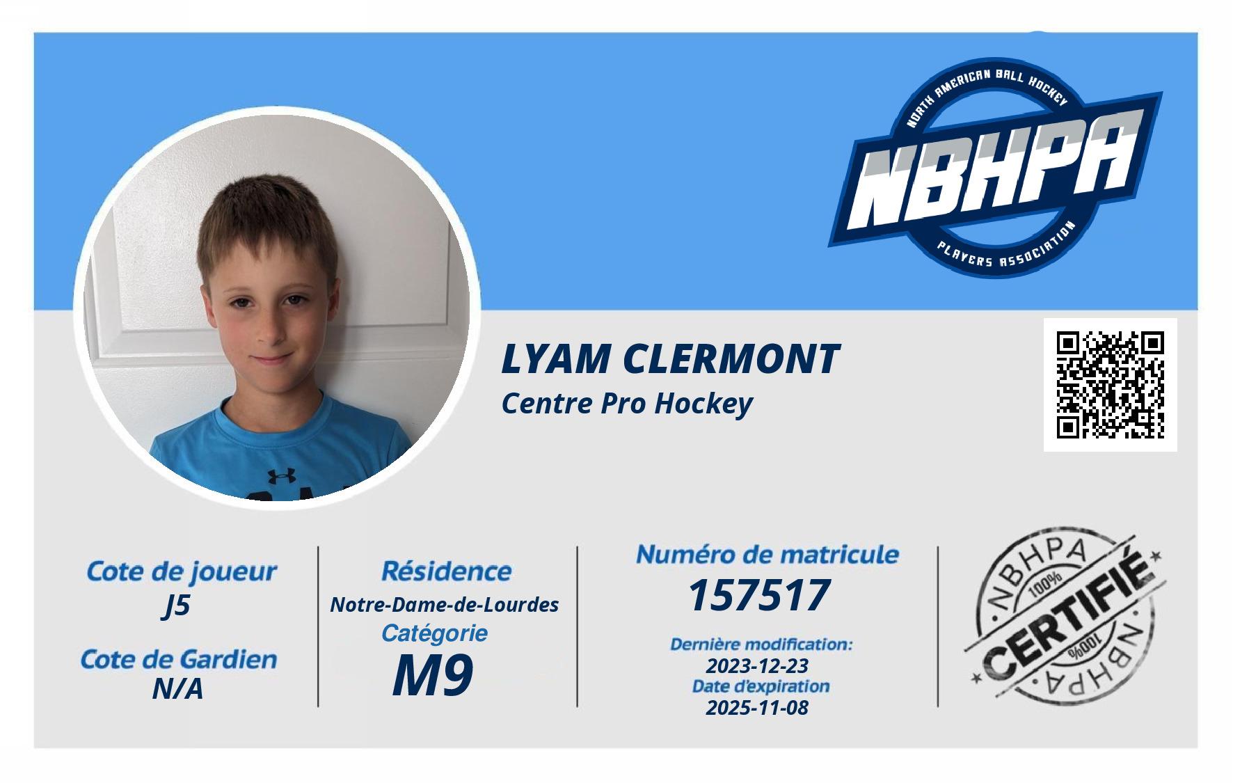 Lyam Clermont 