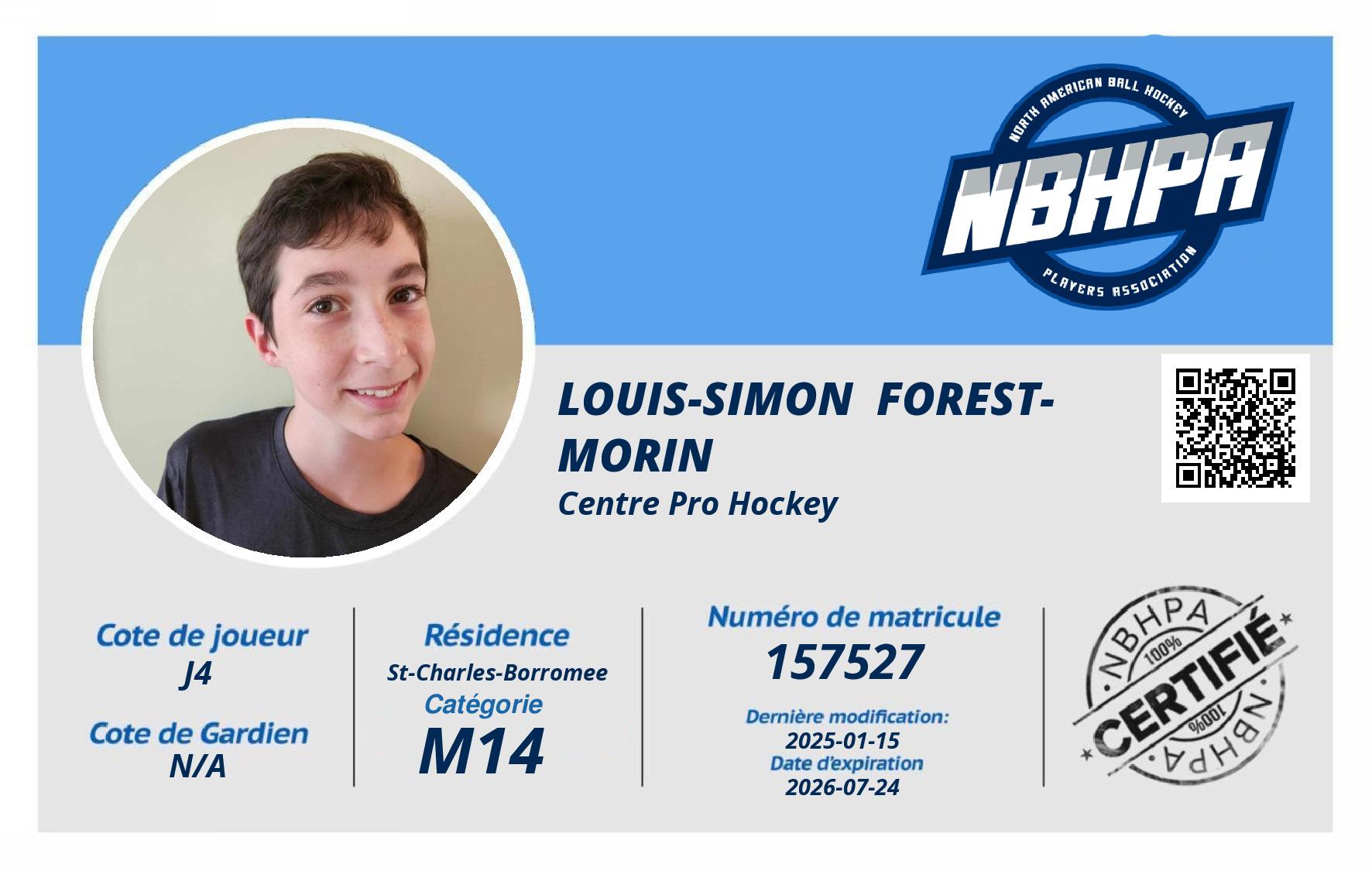 Louis-Simon  Forest-Morin 