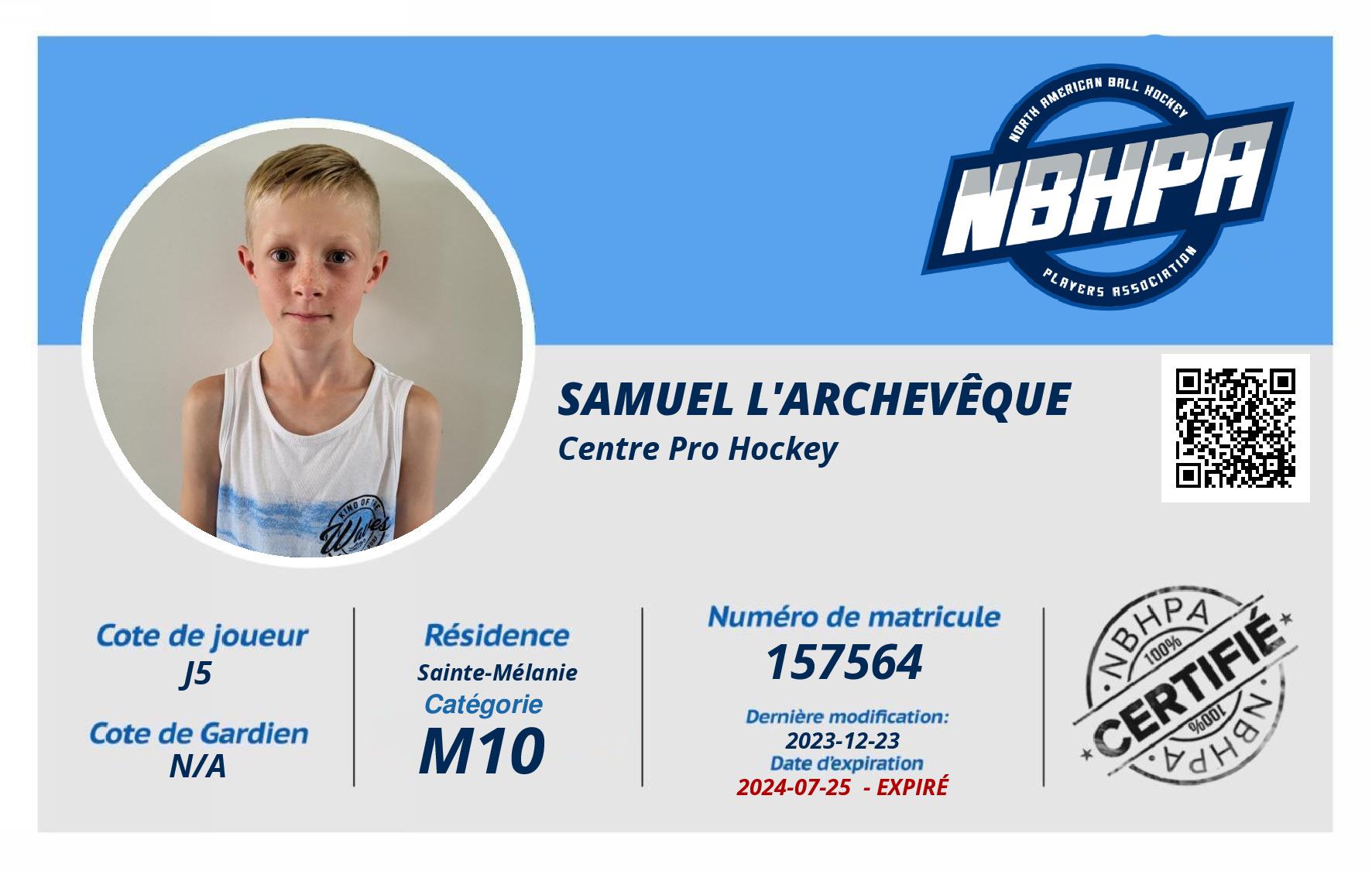 Samuel L'Archevêque 