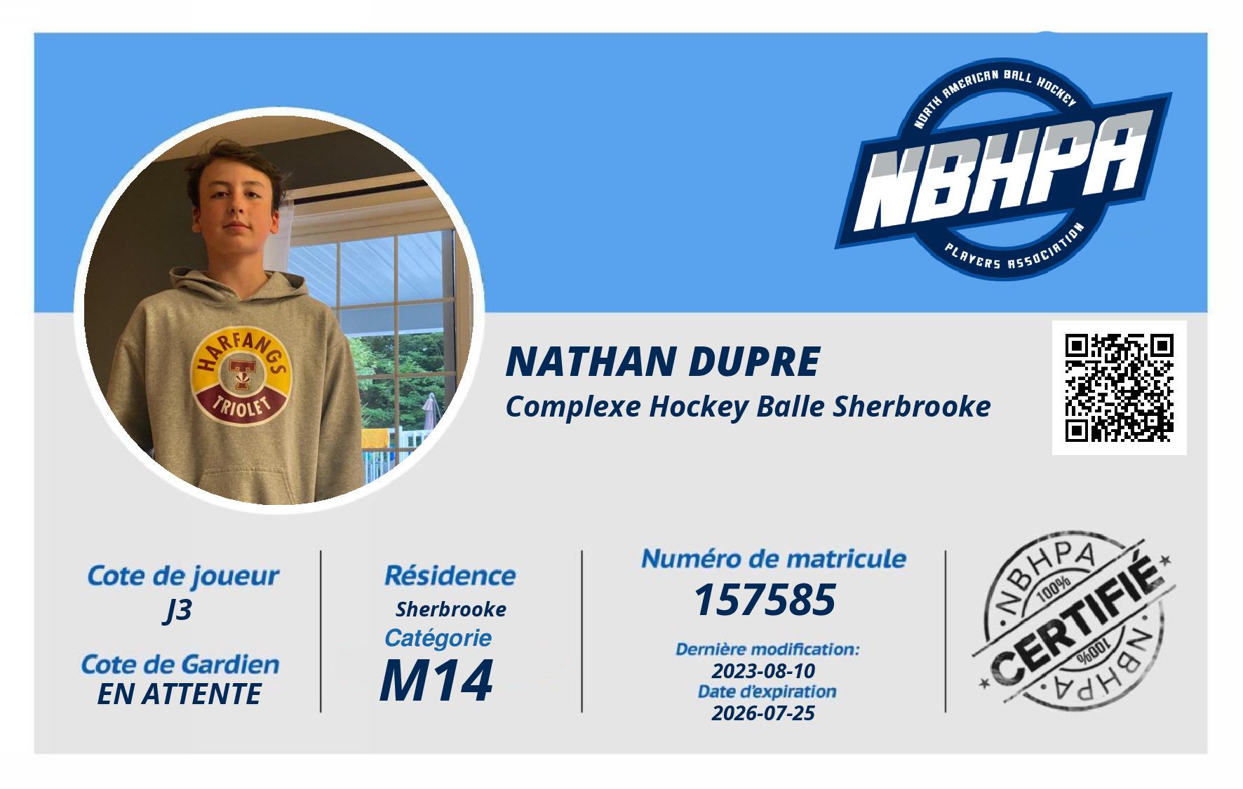 Nathan Dupre