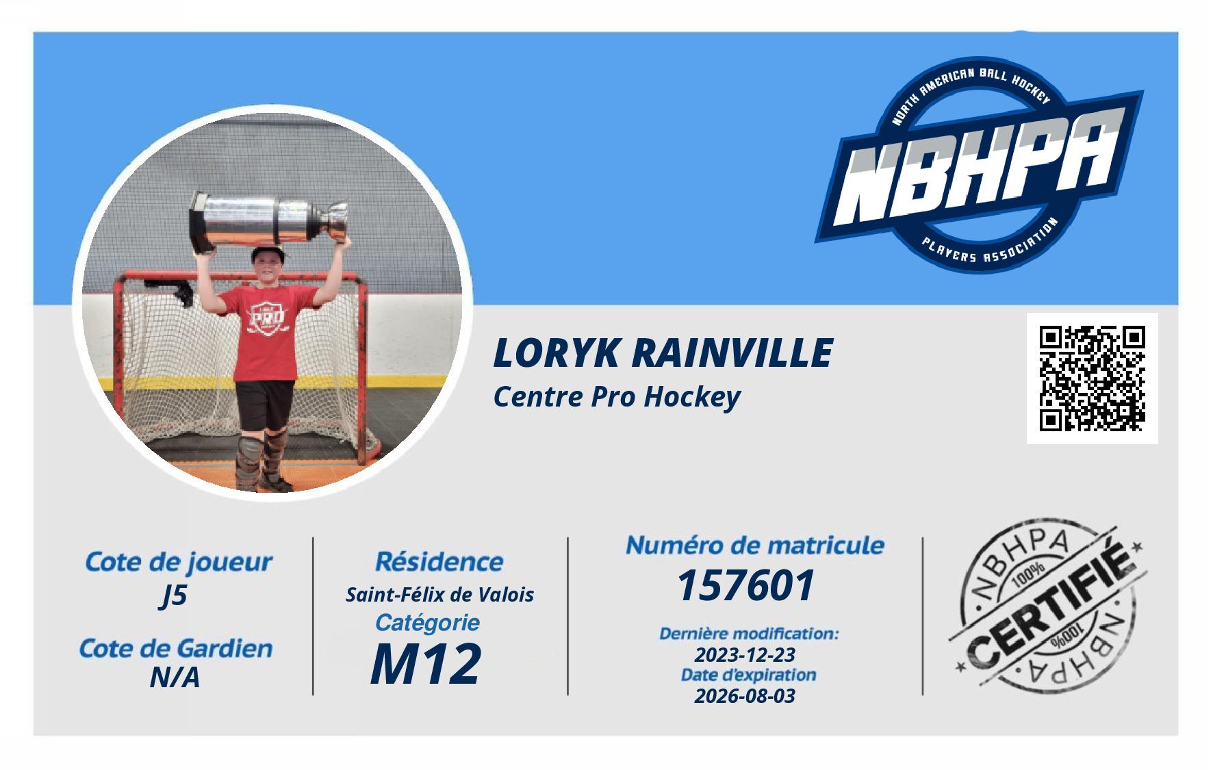 Loryk Rainville