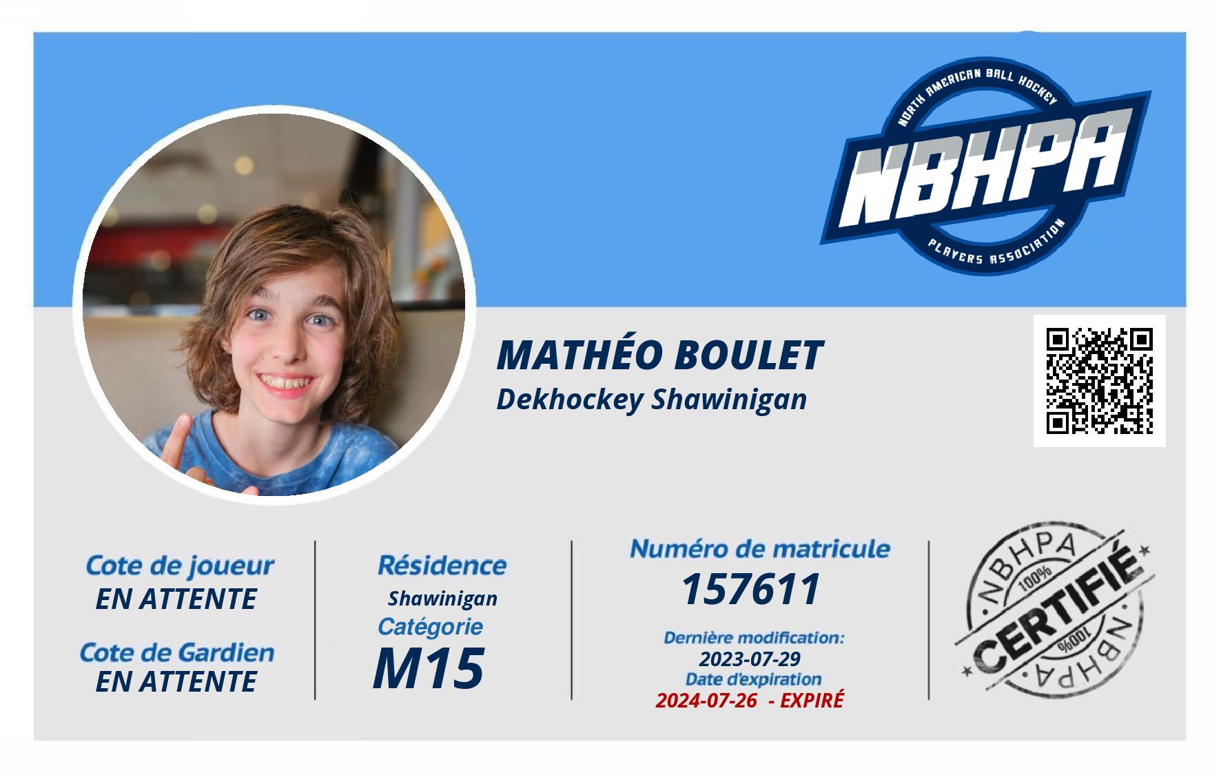 Mathéo Boulet