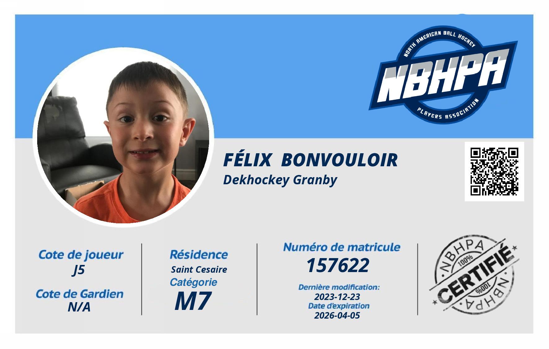 Félix  Bonvouloir