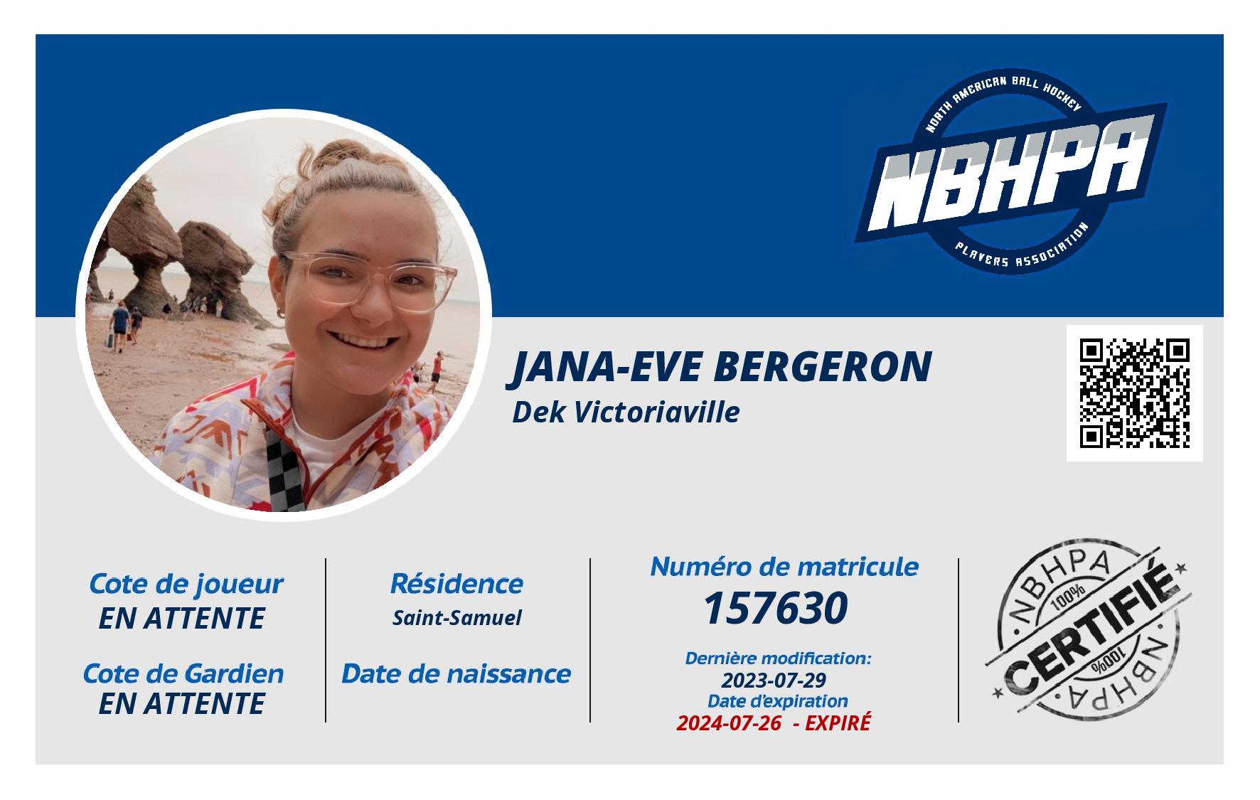 Jana-Eve Bergeron