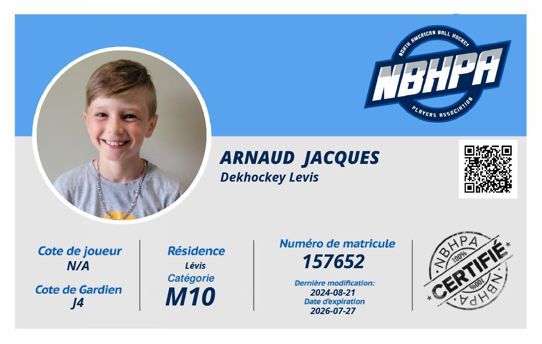 Arnaud  Jacques