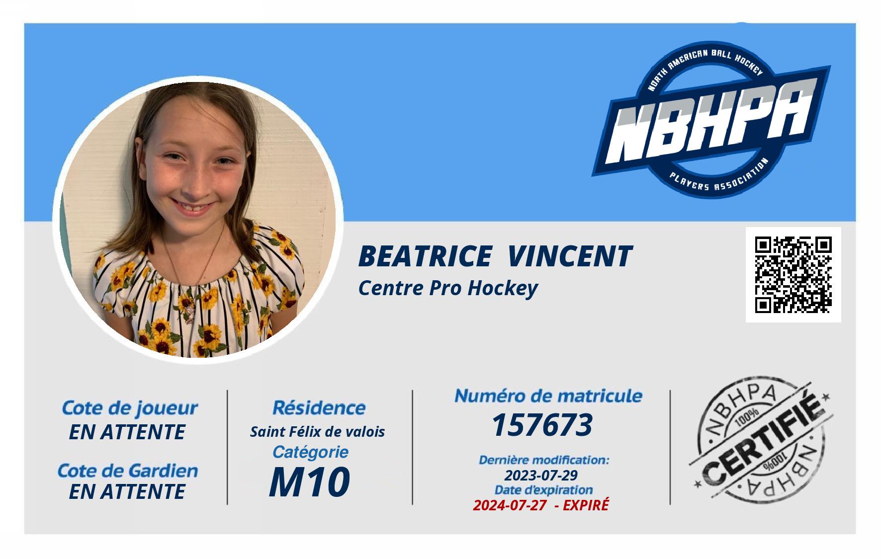 Beatrice  Vincent 