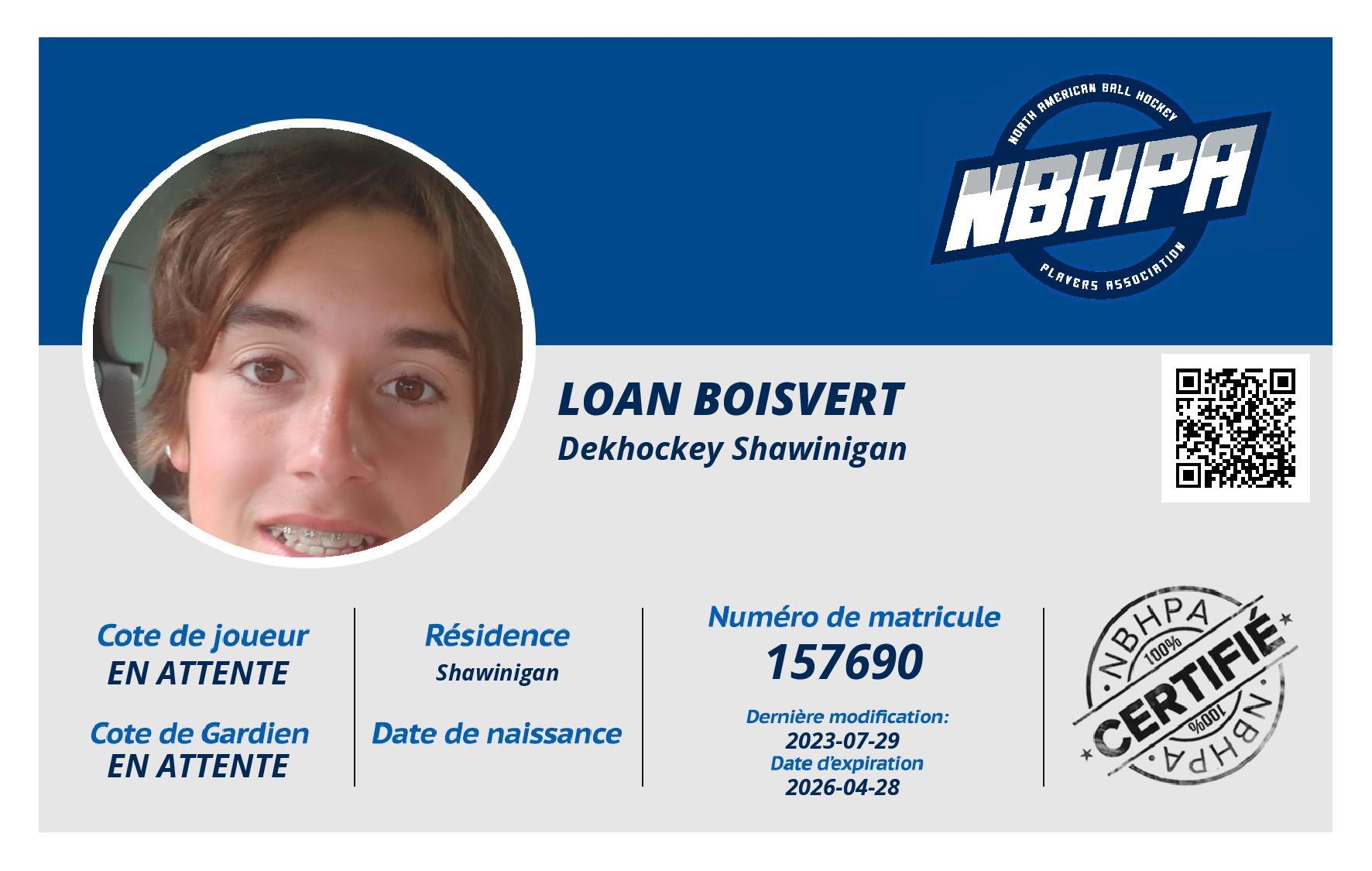 Loan Boisvert