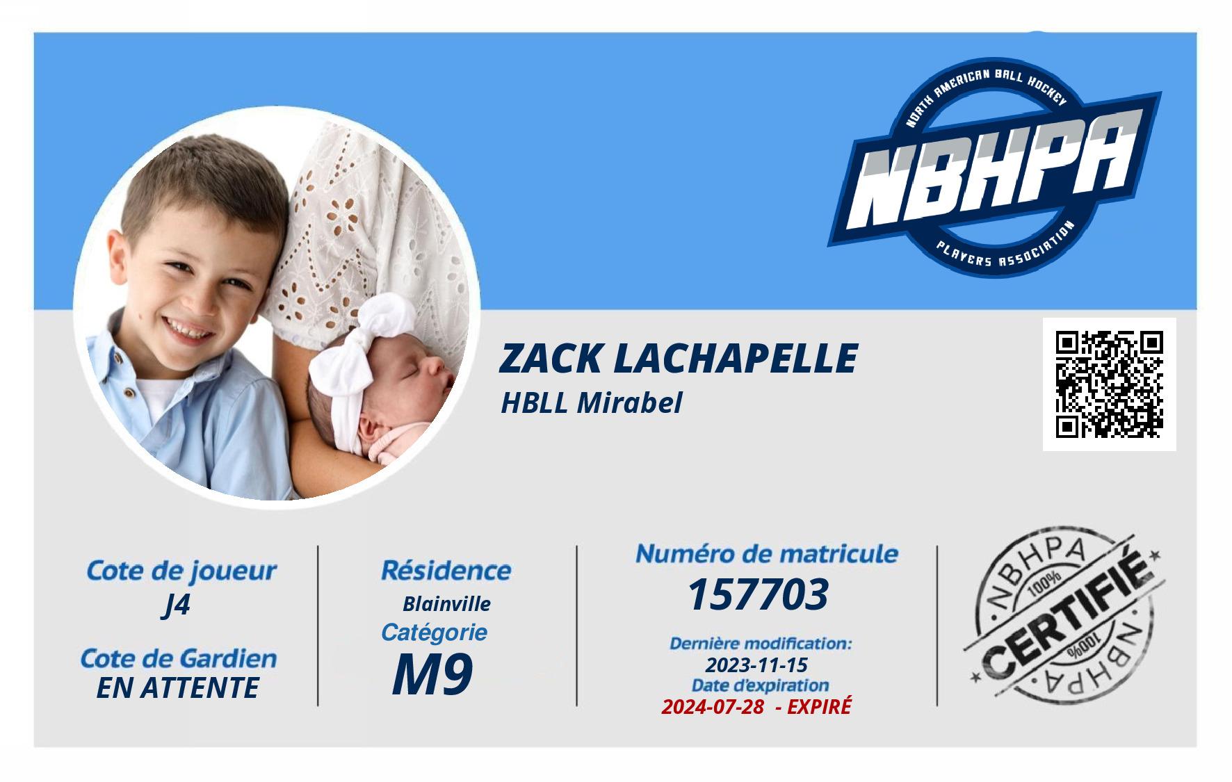 Zack Lachapelle