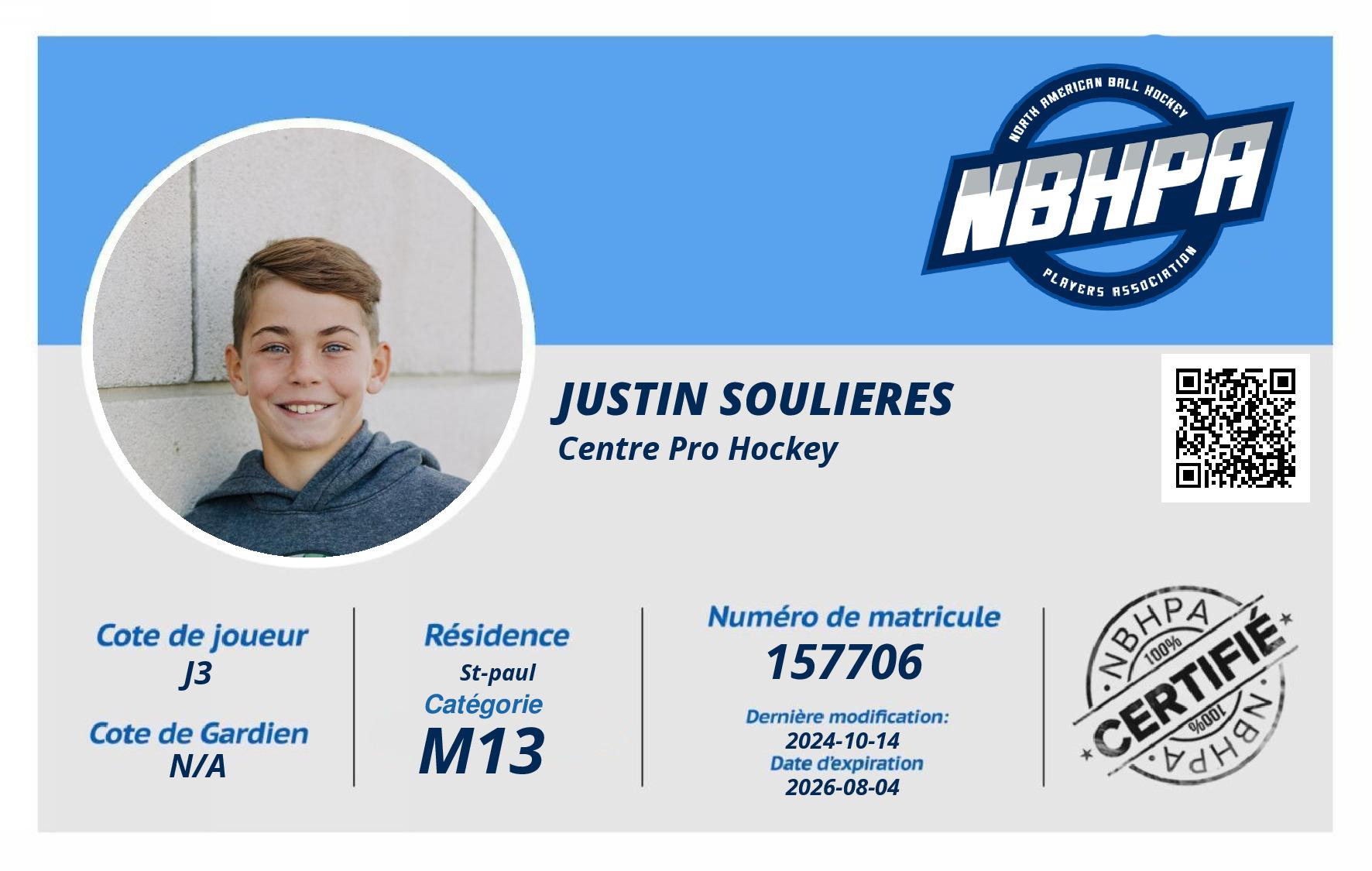 Justin Soulieres 