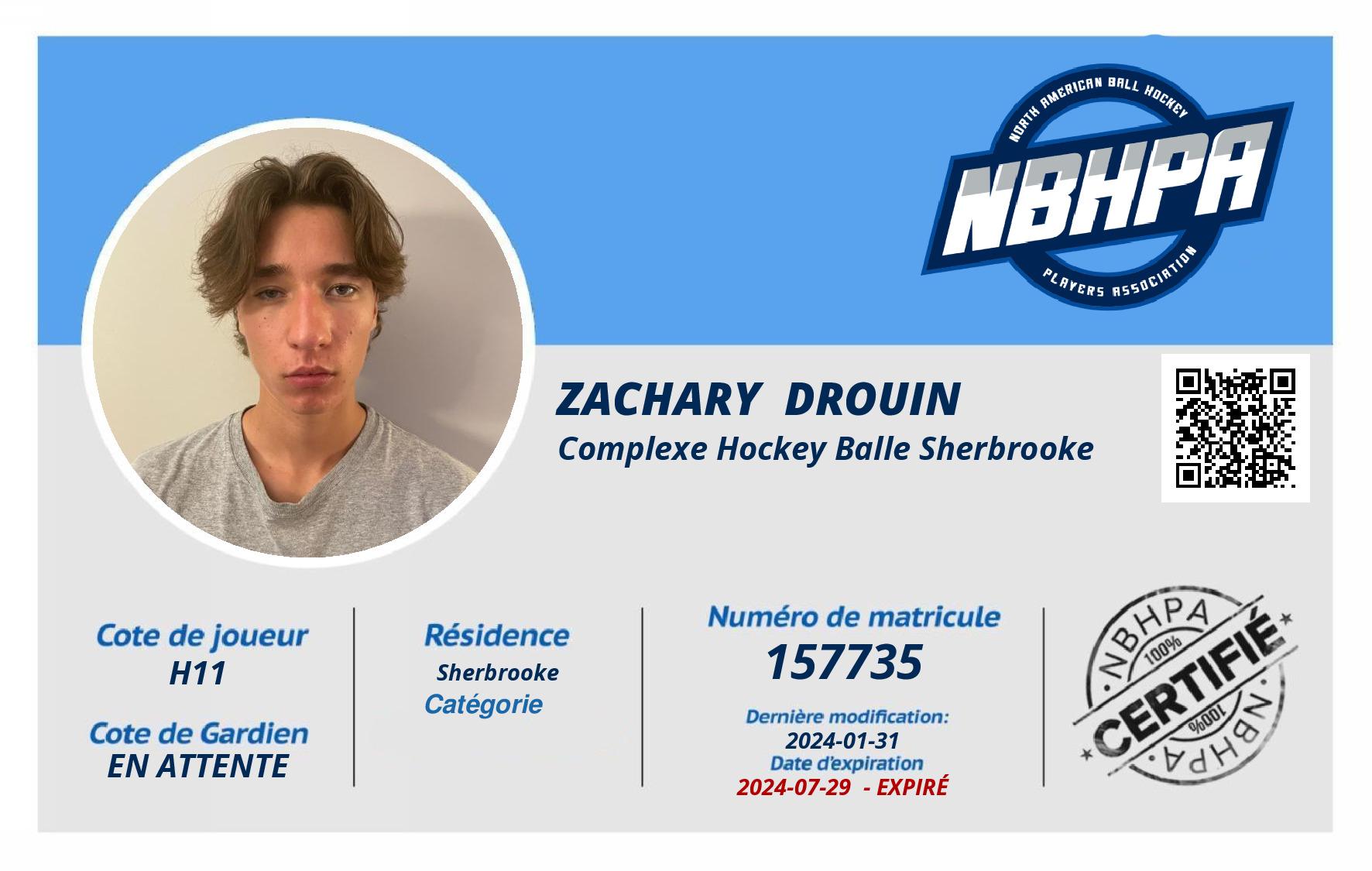 Zachary  Drouin