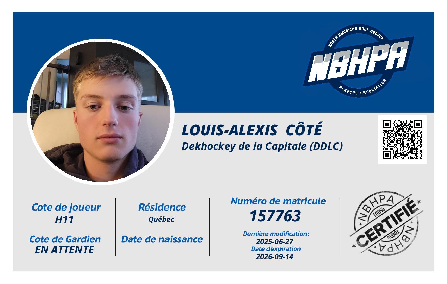 Louis-Alexis  Côté 