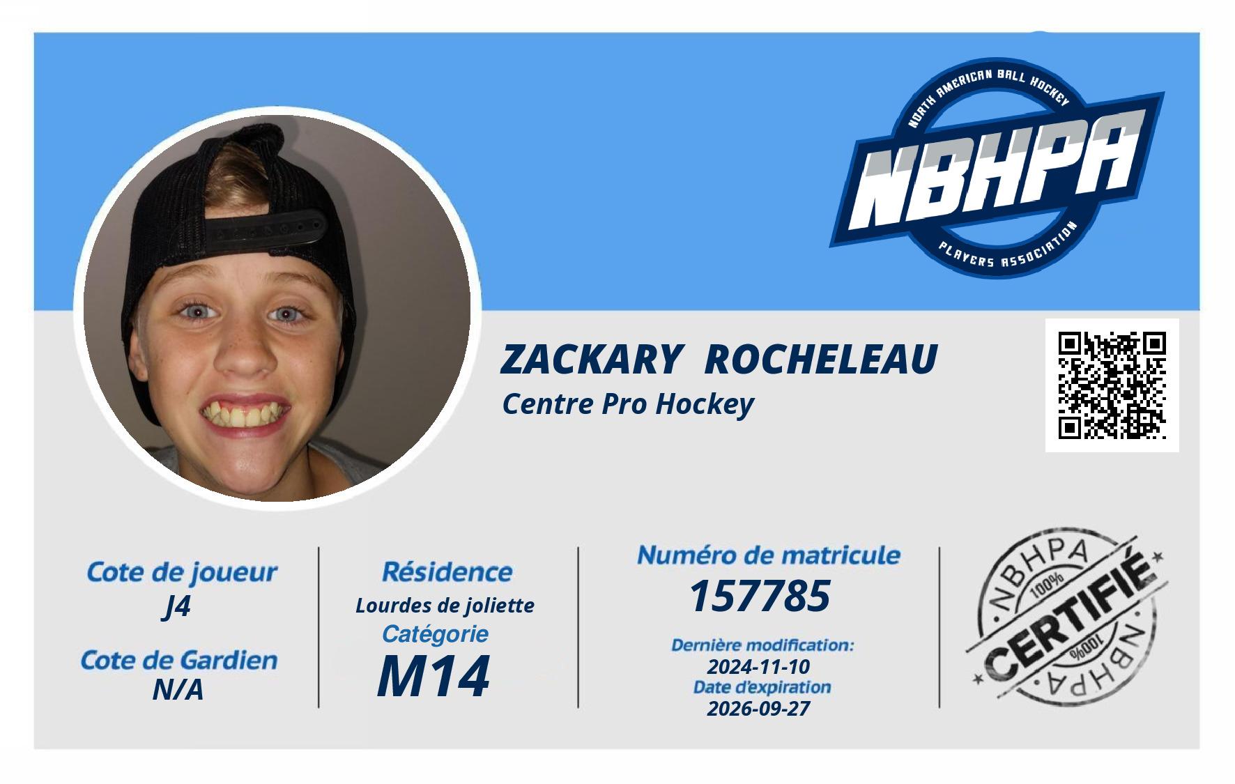 Zackary  Rocheleau 