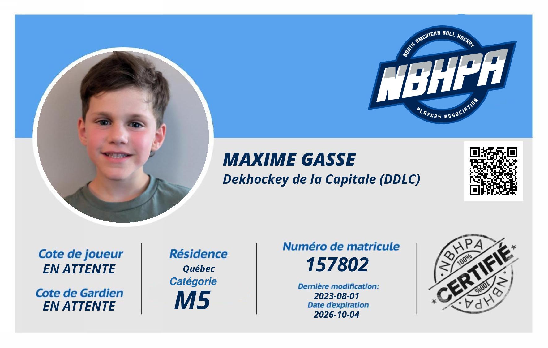 Maxime Gasse