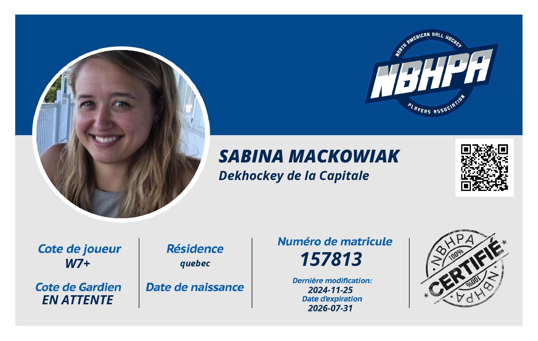 Sabina Mackowiak