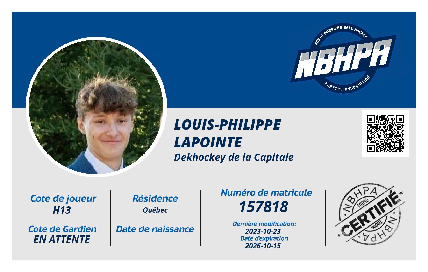 Louis-Philippe  Lapointe 