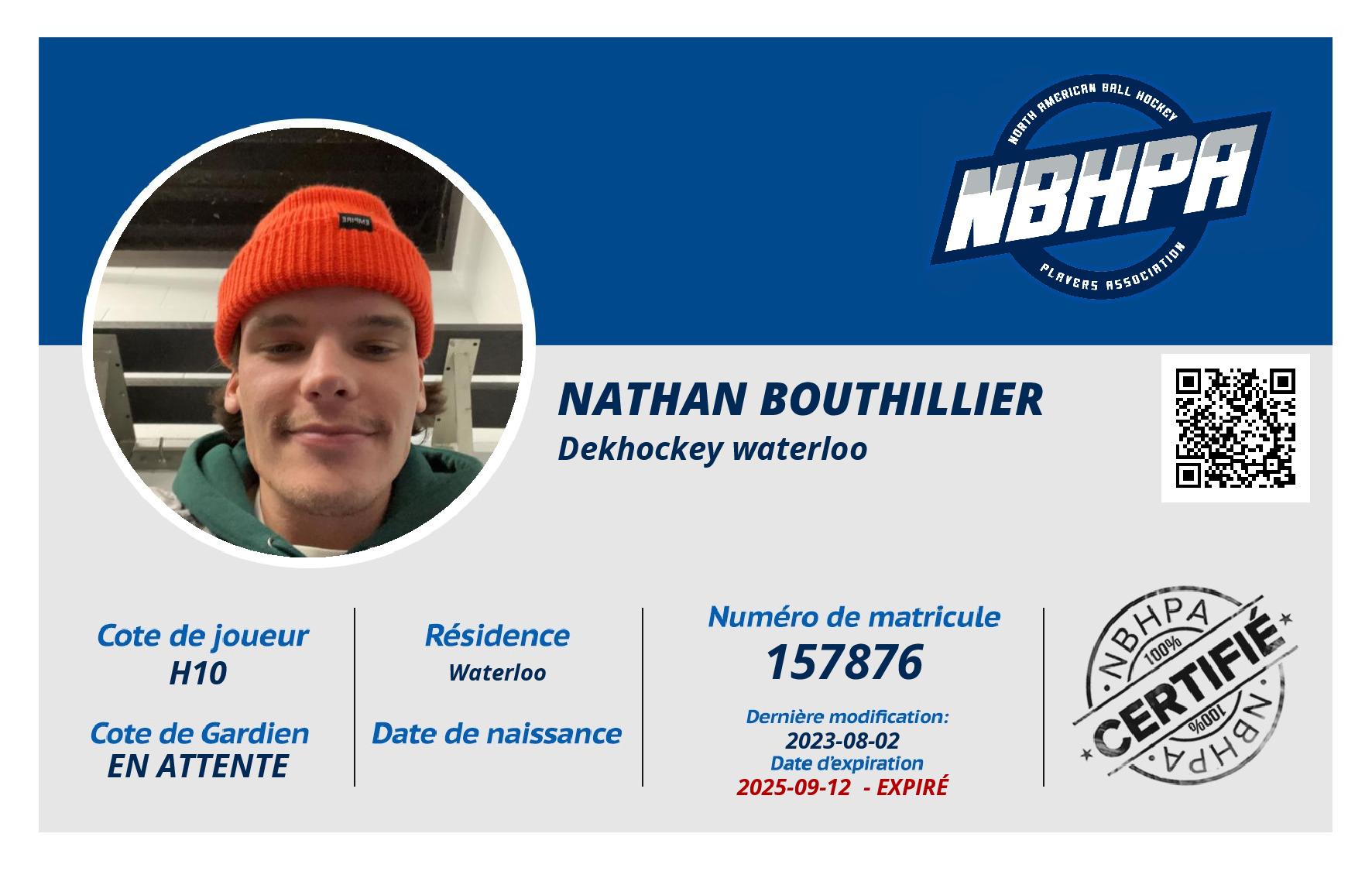Nathan Bouthillier