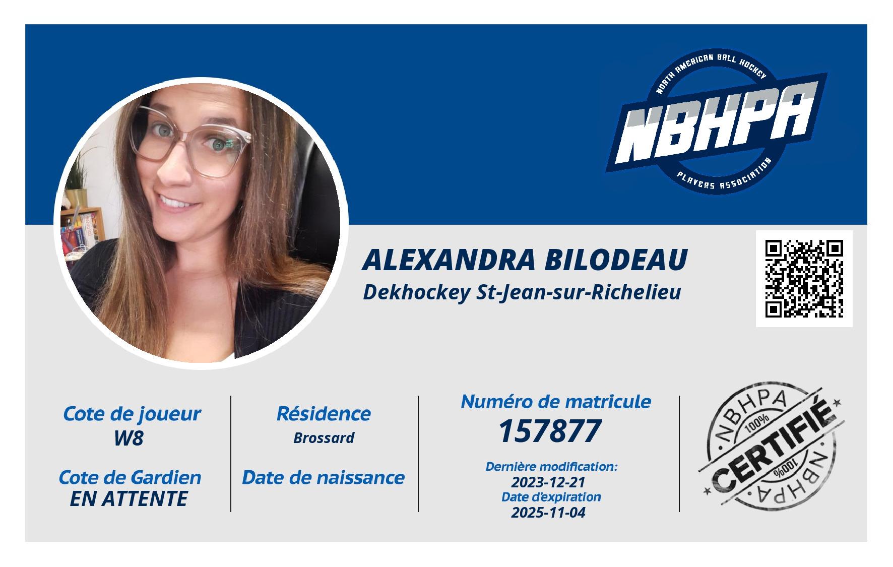 Alexandra Bilodeau